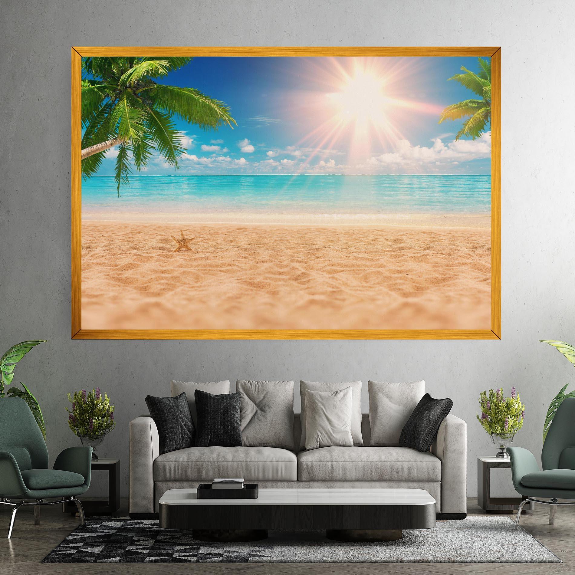 Tablou Canvas Exotic Beach Ocean mockup 7