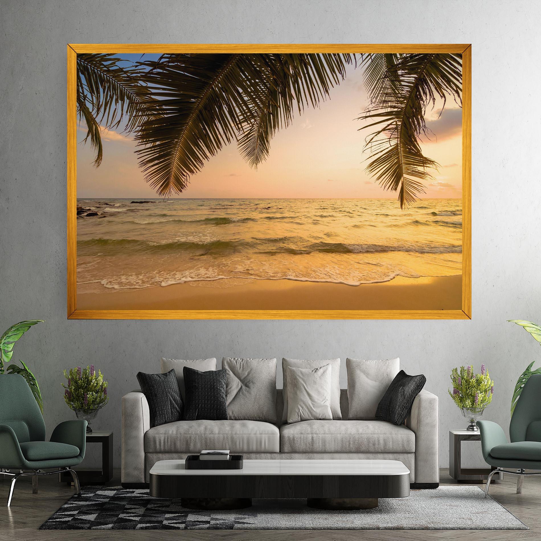 Tablou Canvas Paradise Island mockup 7