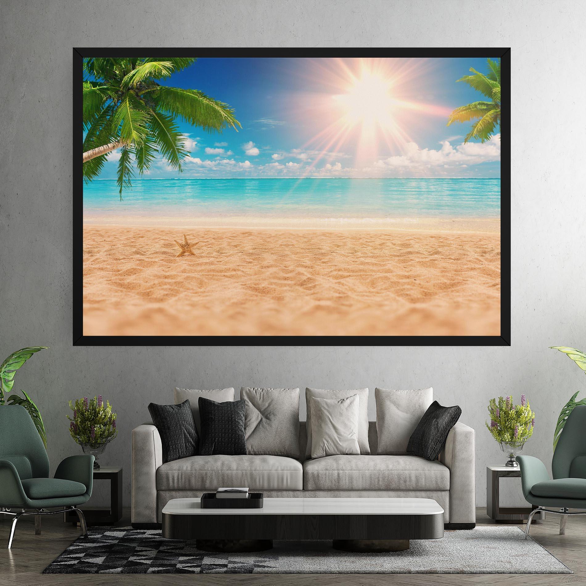 Tablou Canvas Exotic Beach Ocean mockup 7
