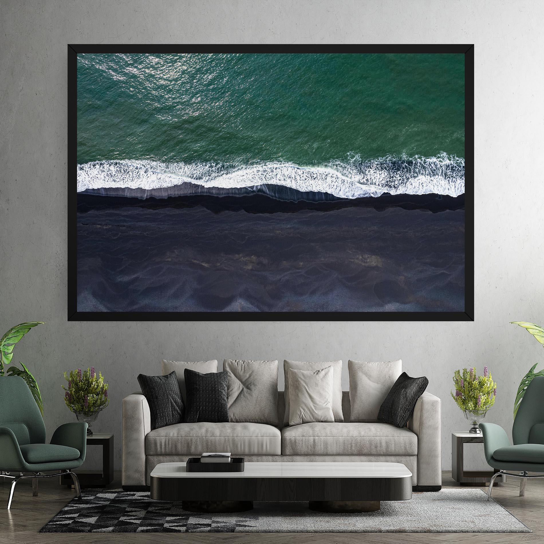 Tablou Canvas Green Blue Beach mockup 7