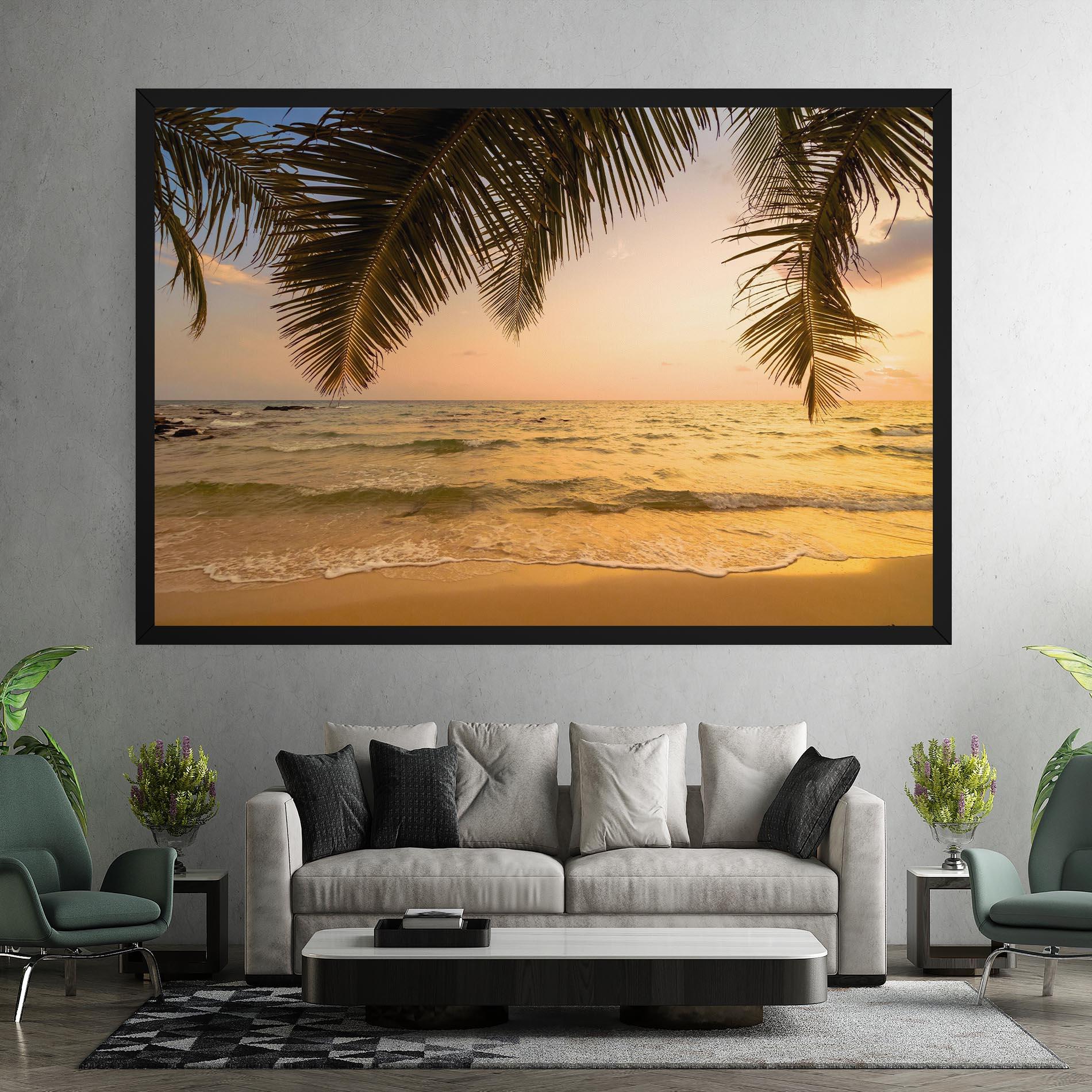 Tablou Canvas Paradise Island mockup 7