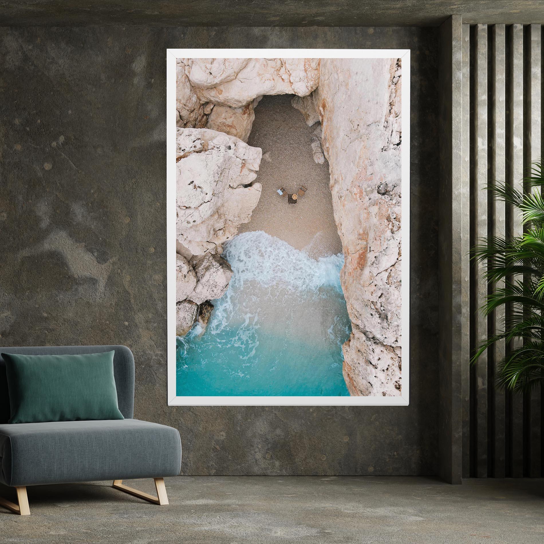 Tablou Canvas Private White Cave mockup 7