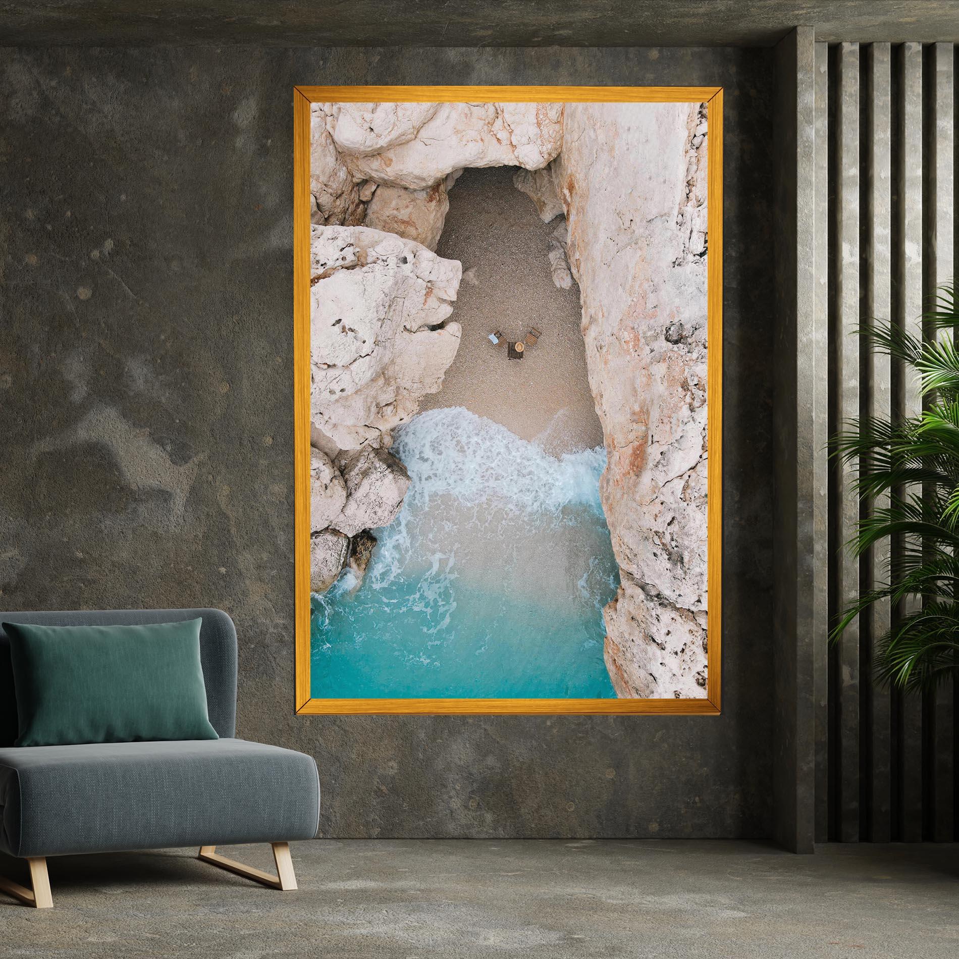 Tablou Canvas Private White Cave mockup 7