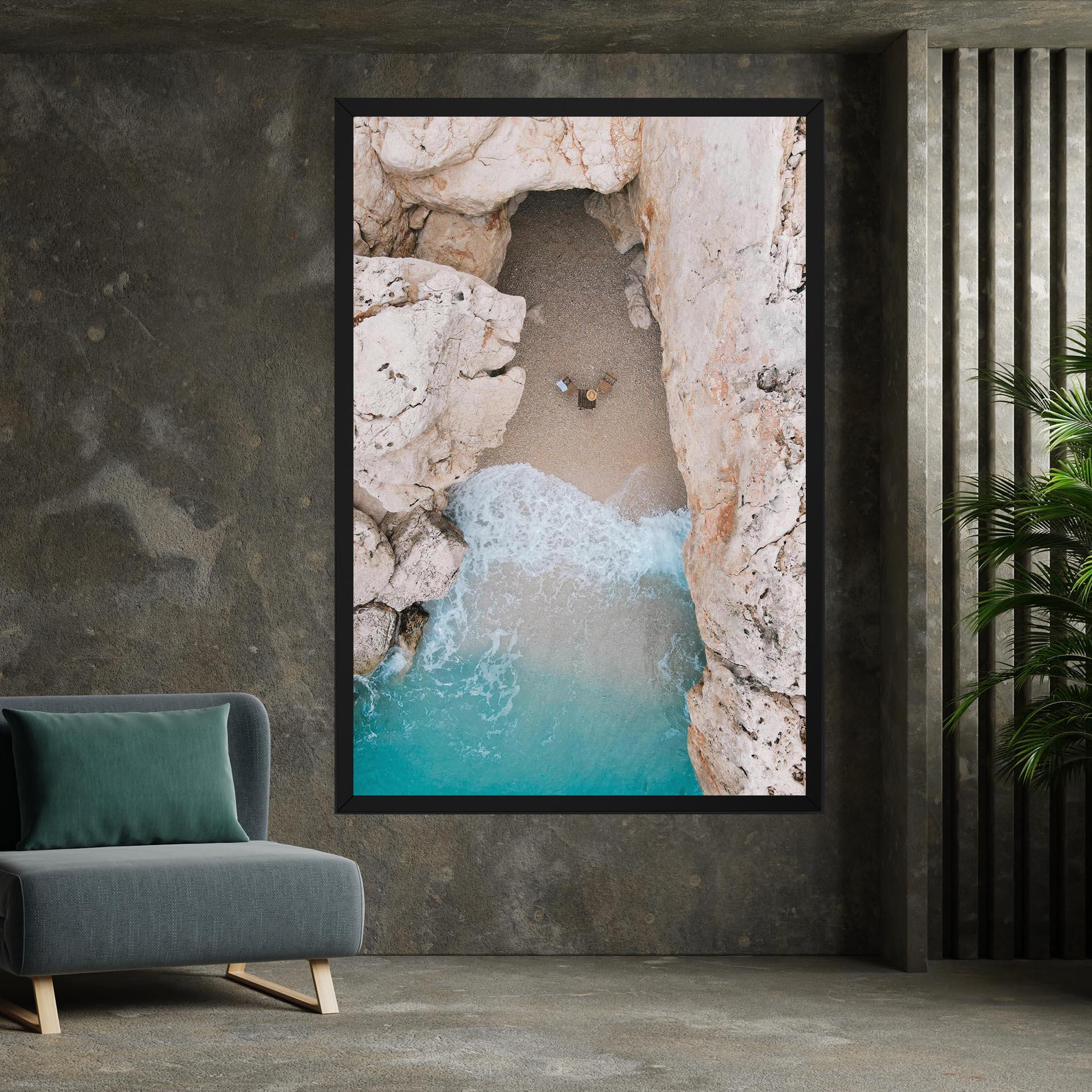 Tablou Canvas Private White Cave mockup 7
