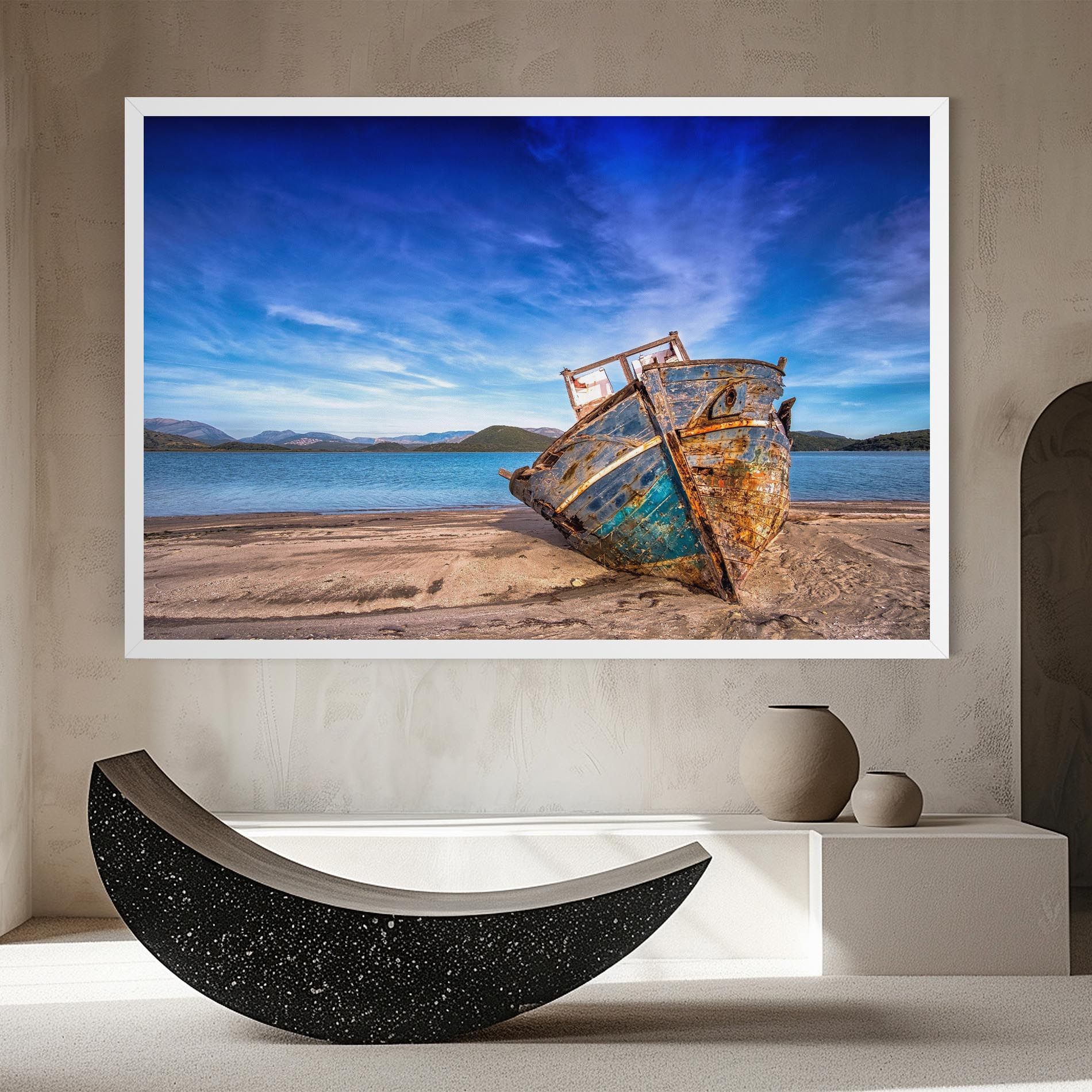 Boat Blue Sky mockup 8