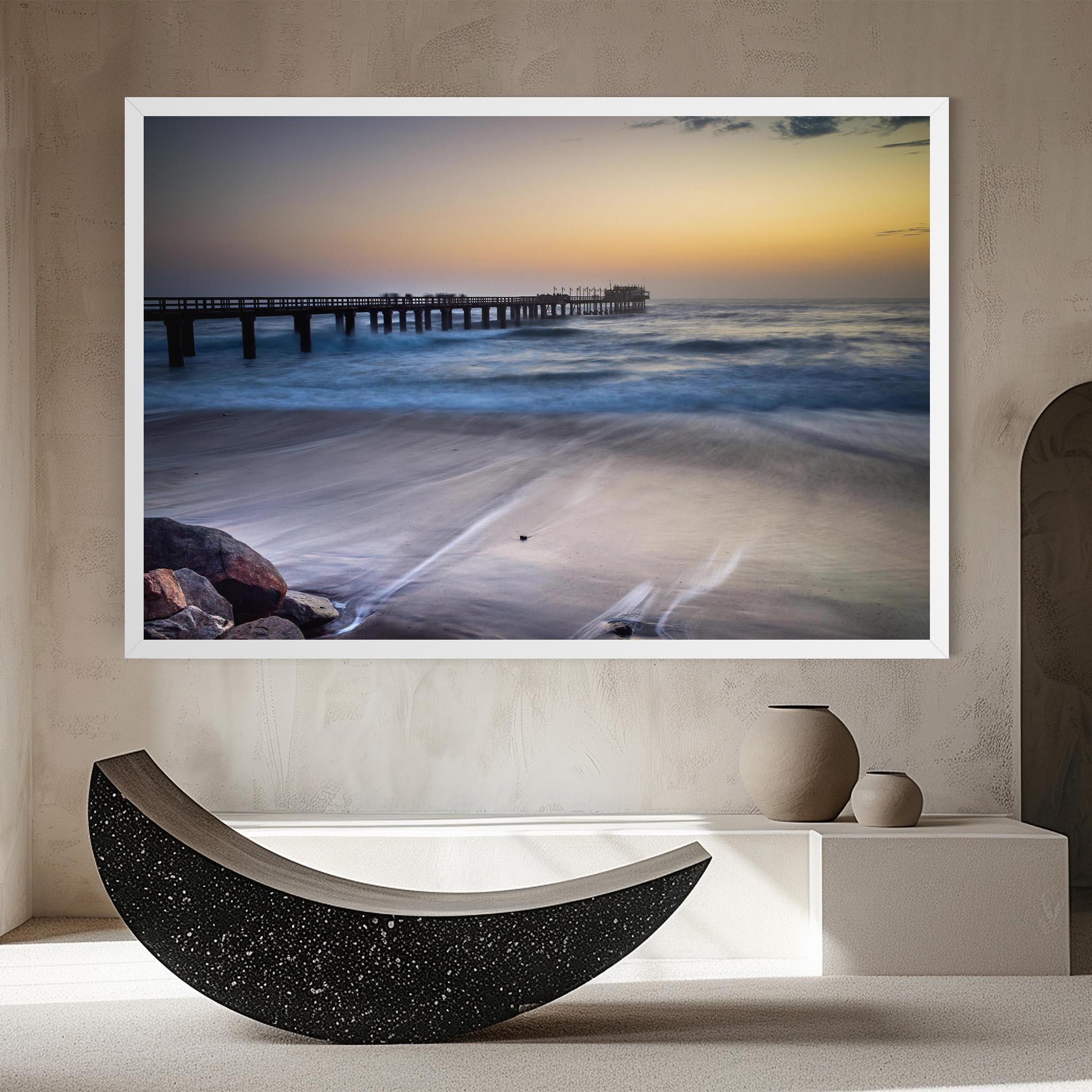 Tablou Canvas Empty Pretty Beach mockup 8