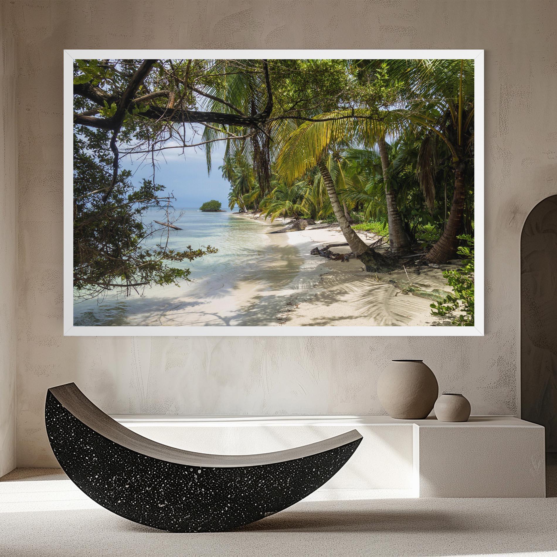 Tablou Canvas Island Beach mockup 8