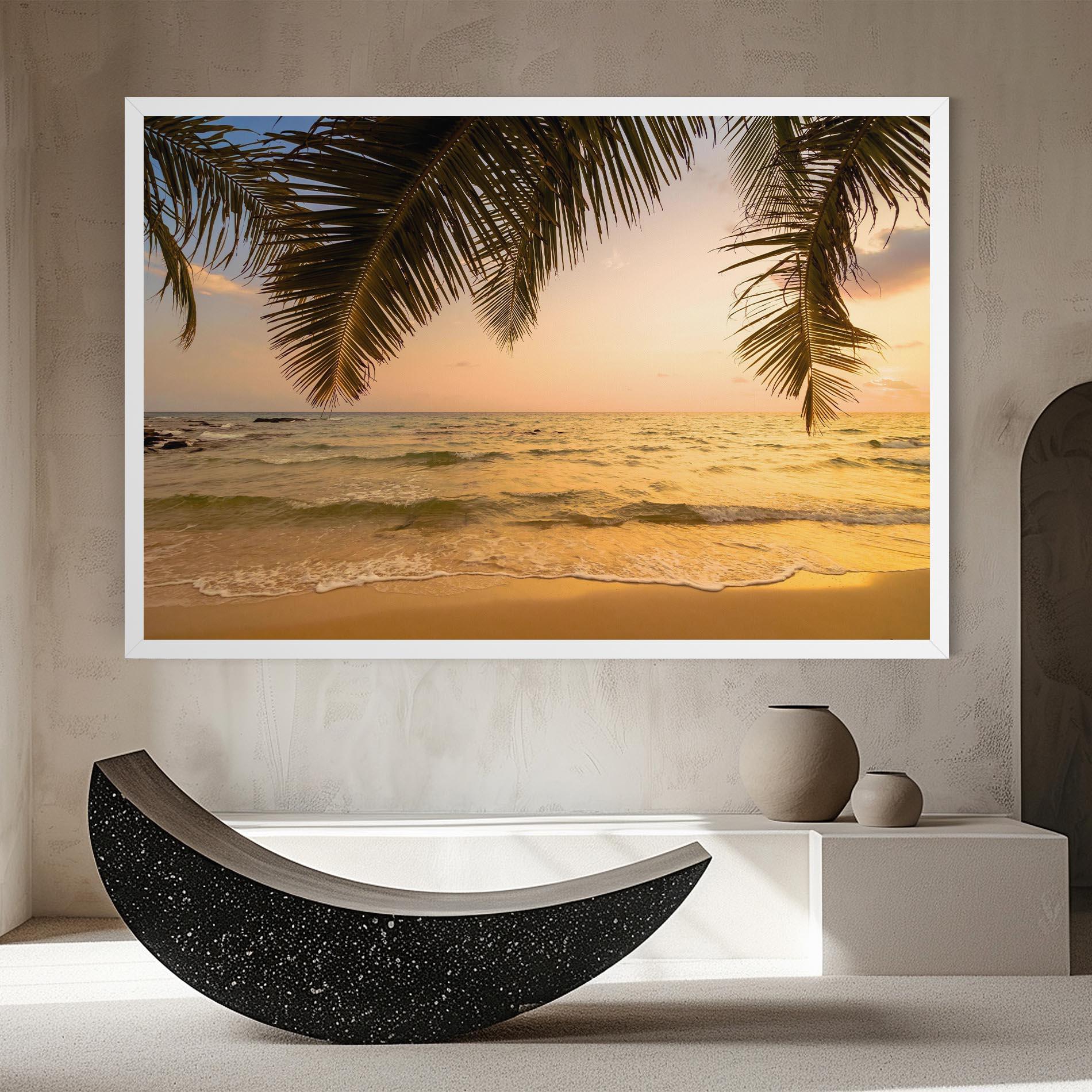 Tablou Canvas Paradise Island mockup 8