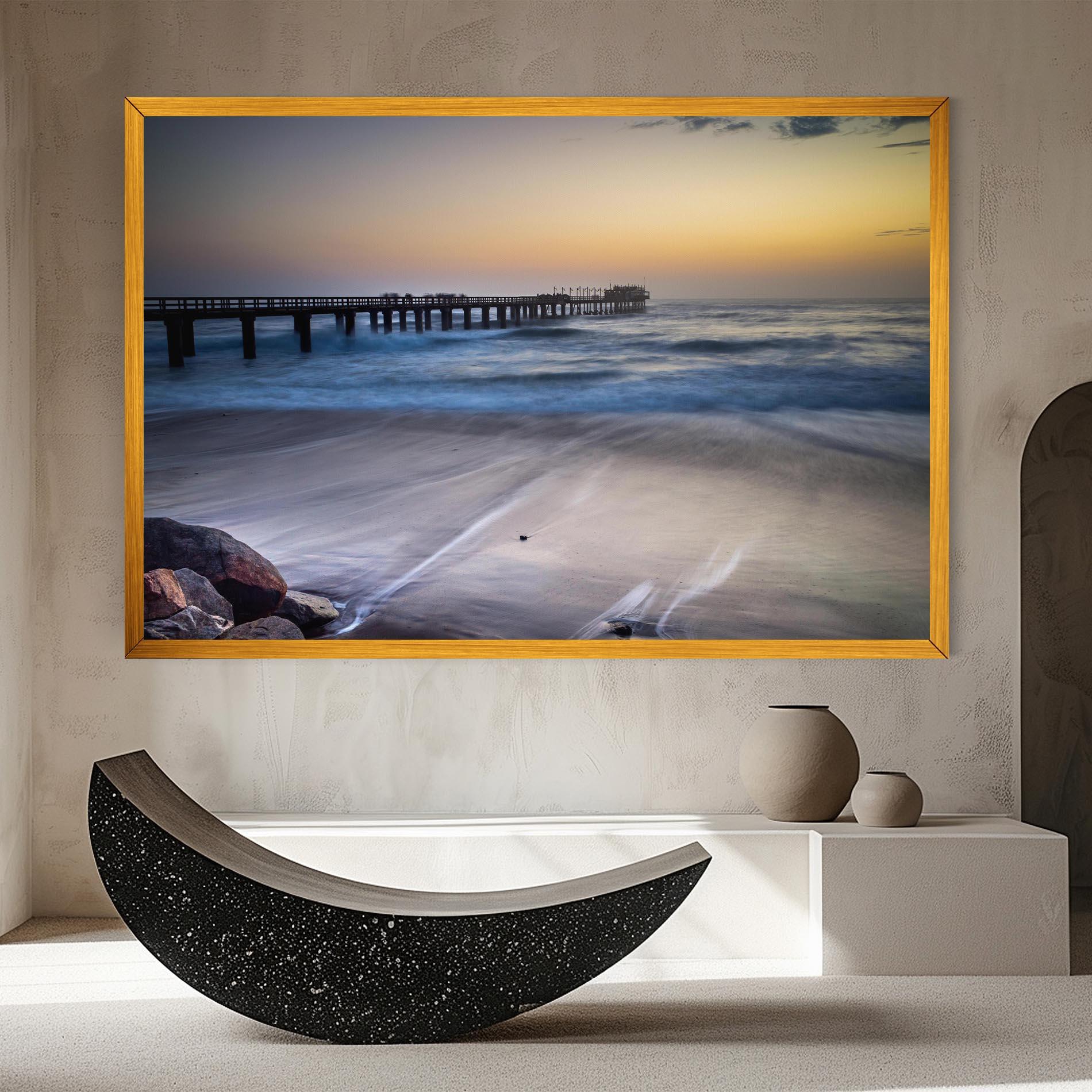 Tablou Canvas Empty Pretty Beach mockup 8