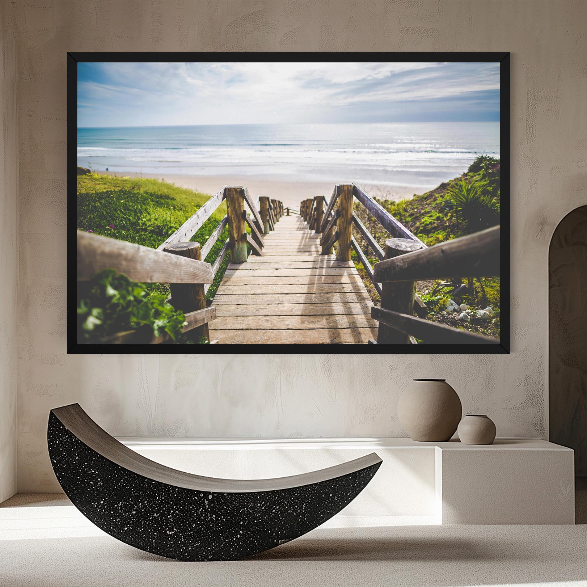 Tablou Canvas Beach Road mockup 8