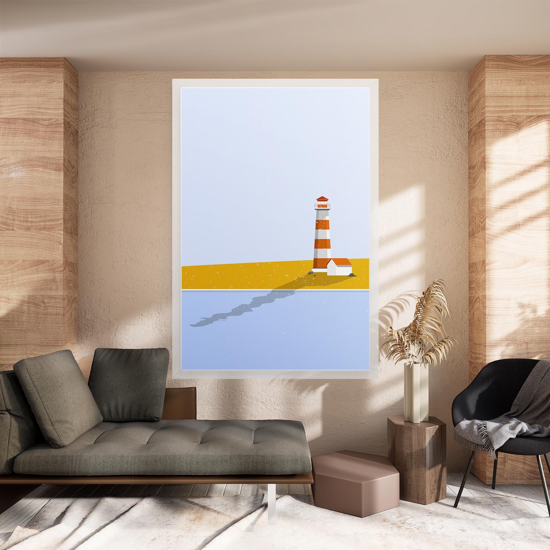 Tablou Canvas Beach Tower mockup 8