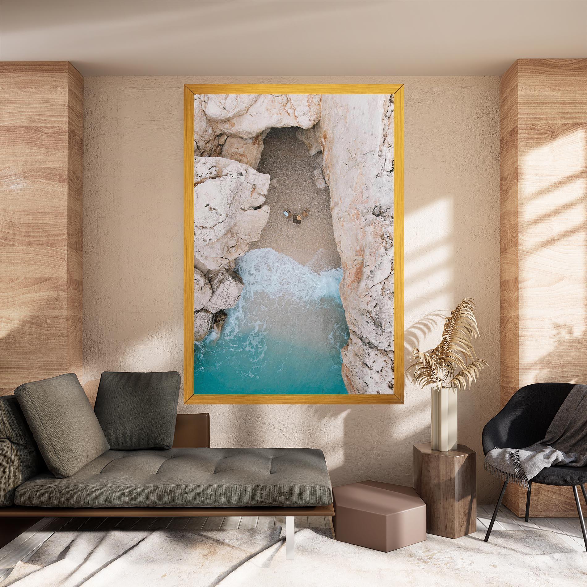 Tablou Canvas Private White Cave mockup 8