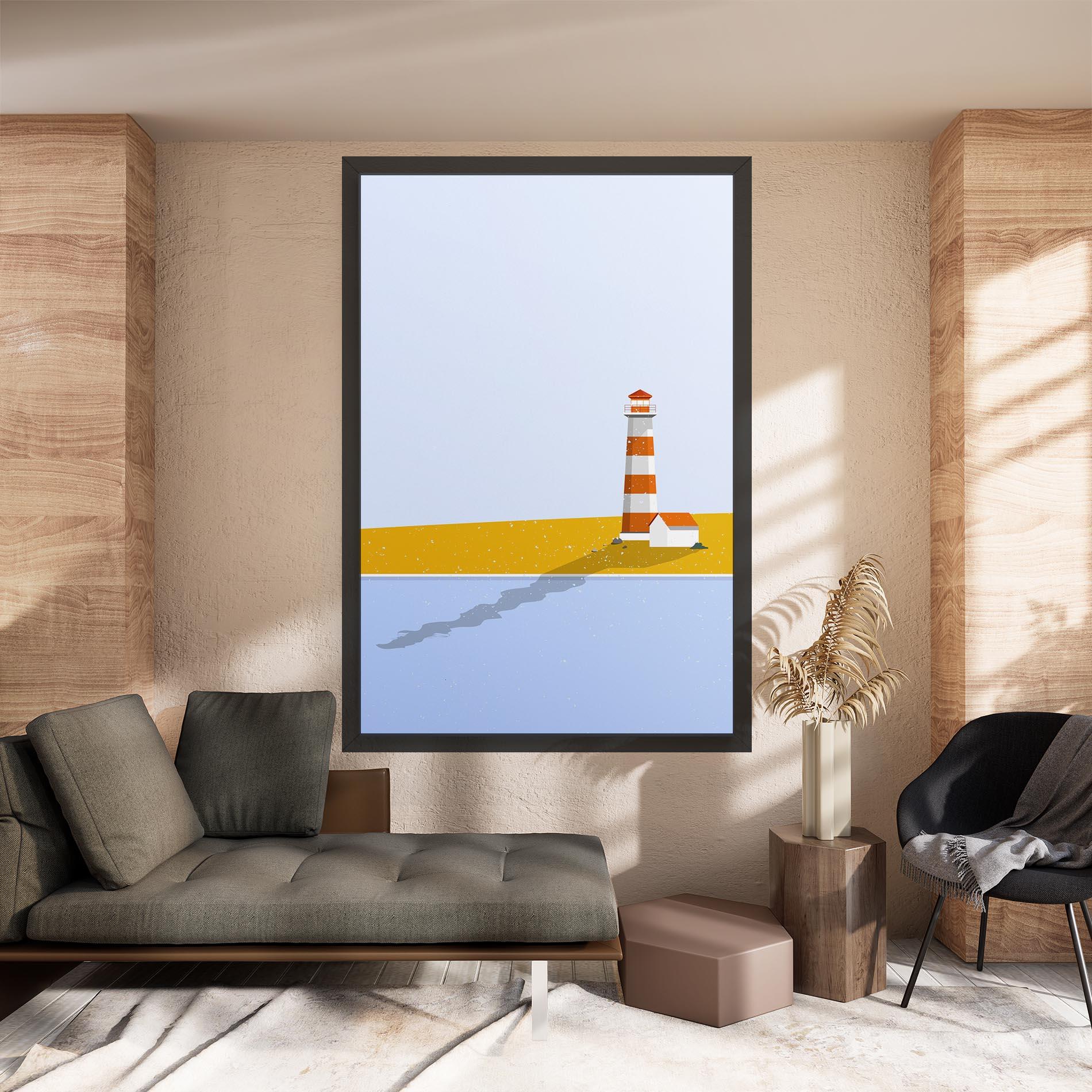 Tablou Canvas Beach Tower mockup 8