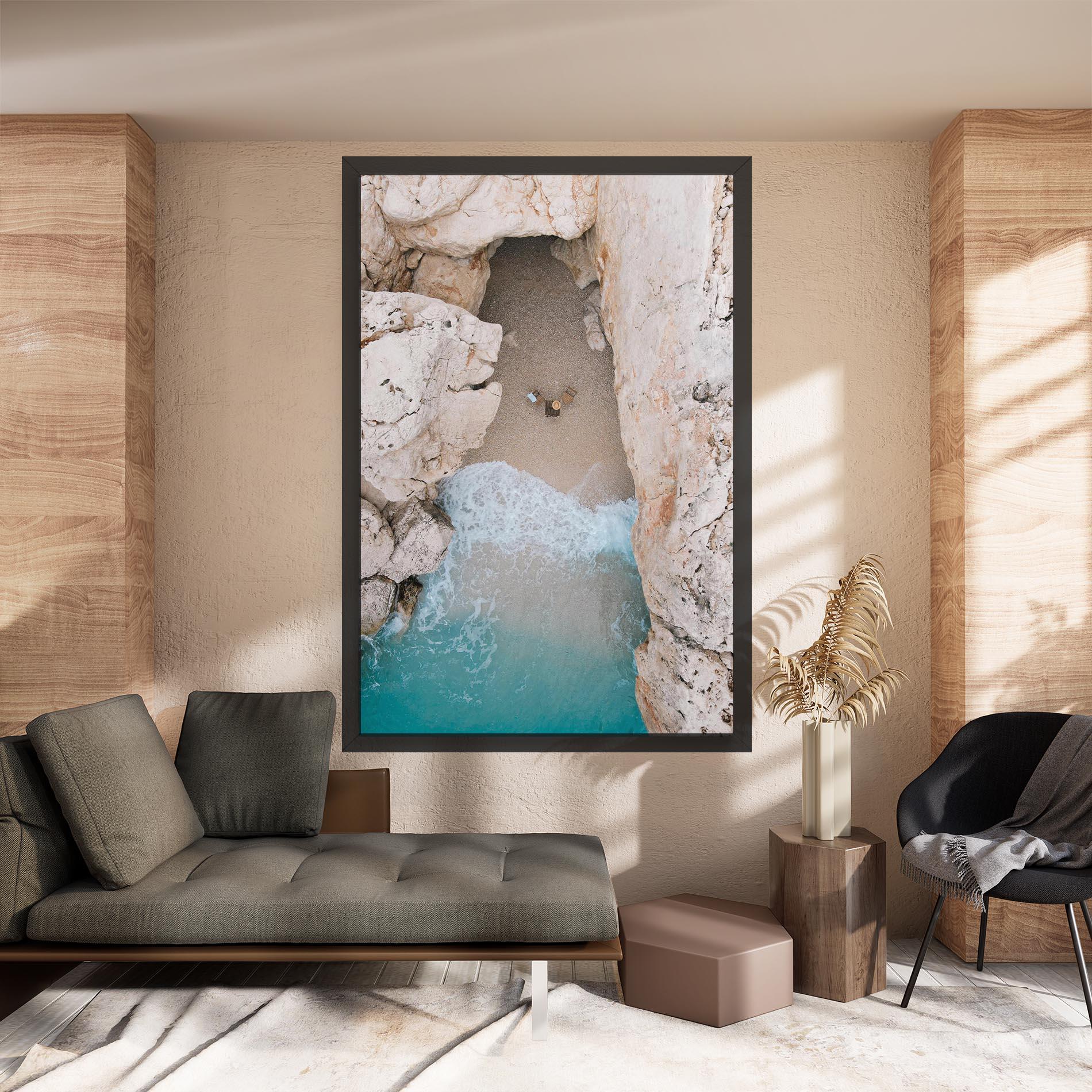 Tablou Canvas Private White Cave mockup 8