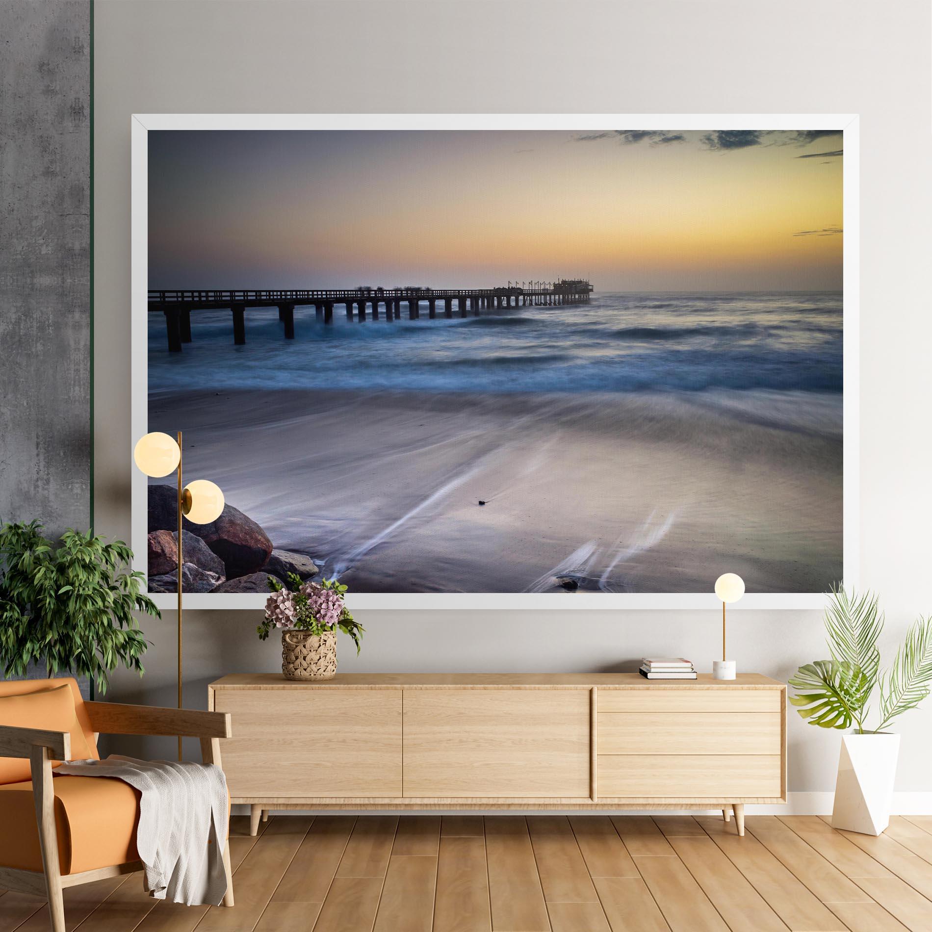 Tablou Canvas Empty Pretty Beach mockup 9