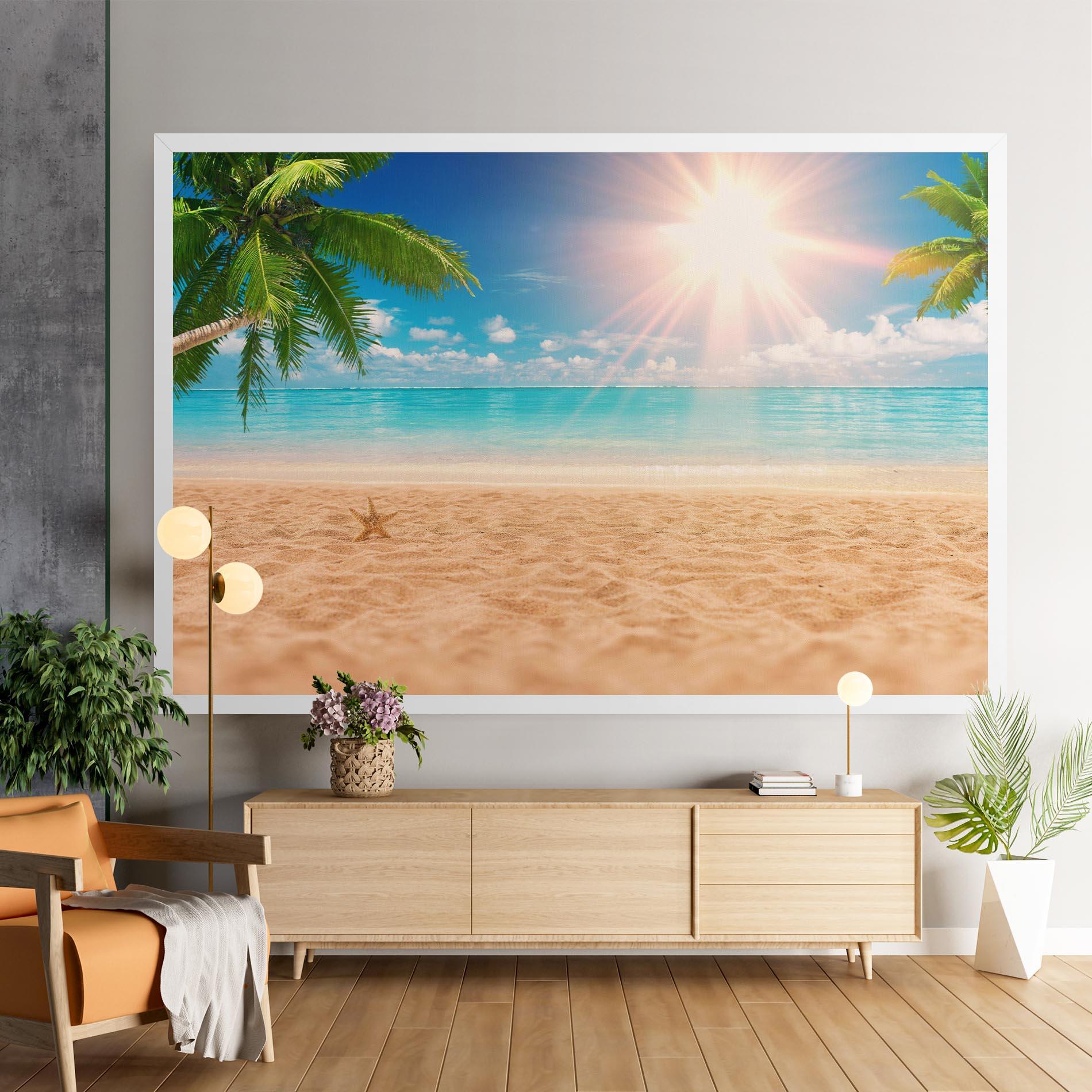 Tablou Canvas Exotic Beach Ocean mockup 9