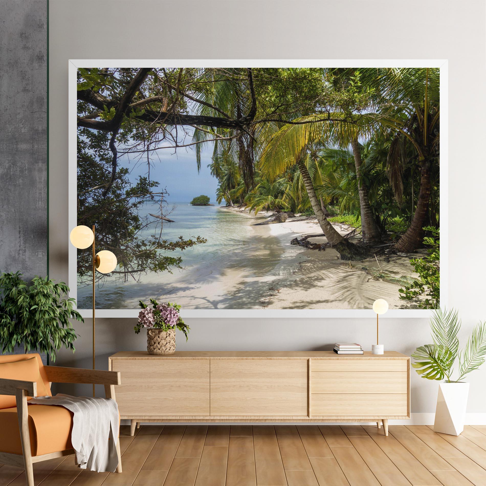 Tablou Canvas Island Beach mockup 9