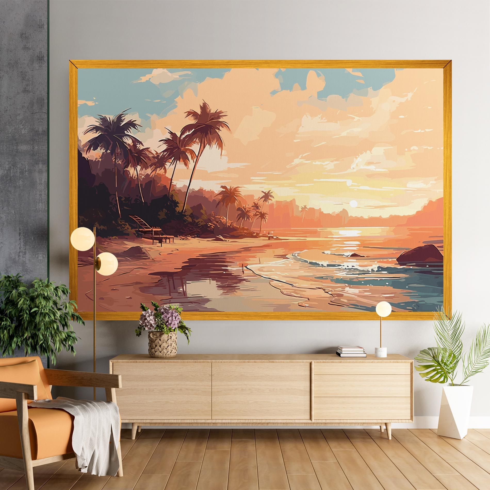 Blue Orange Beach mockup 9