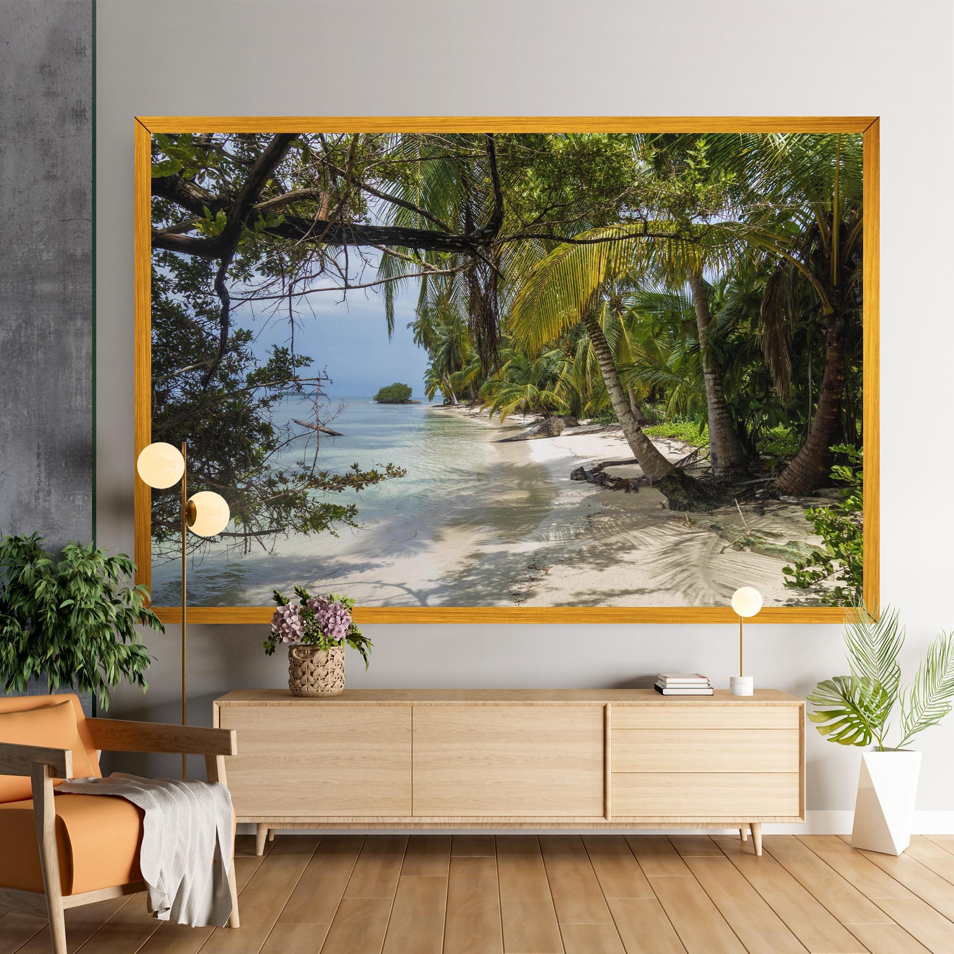Tablou Canvas Island Beach mockup 9