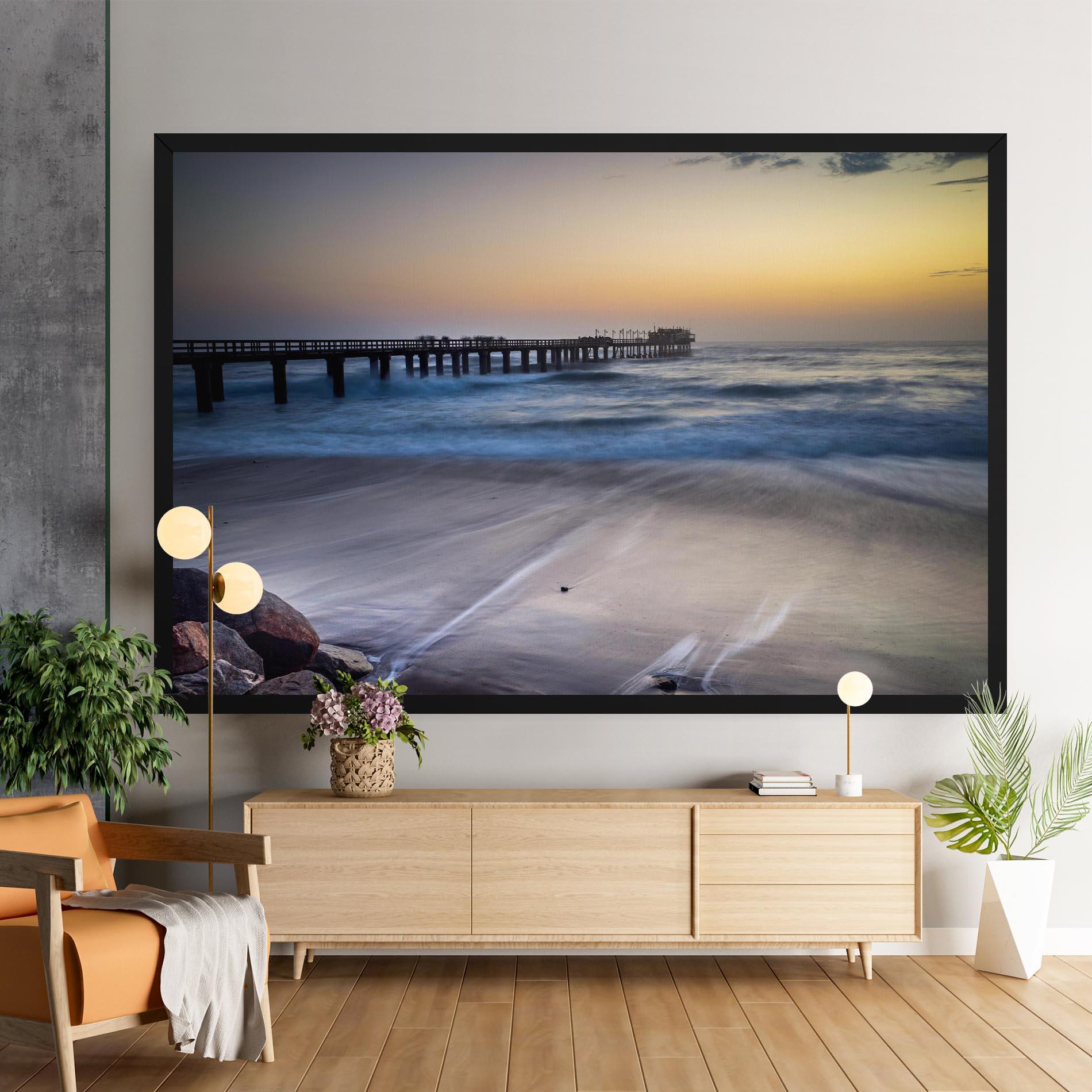 Tablou Canvas Empty Pretty Beach mockup 9