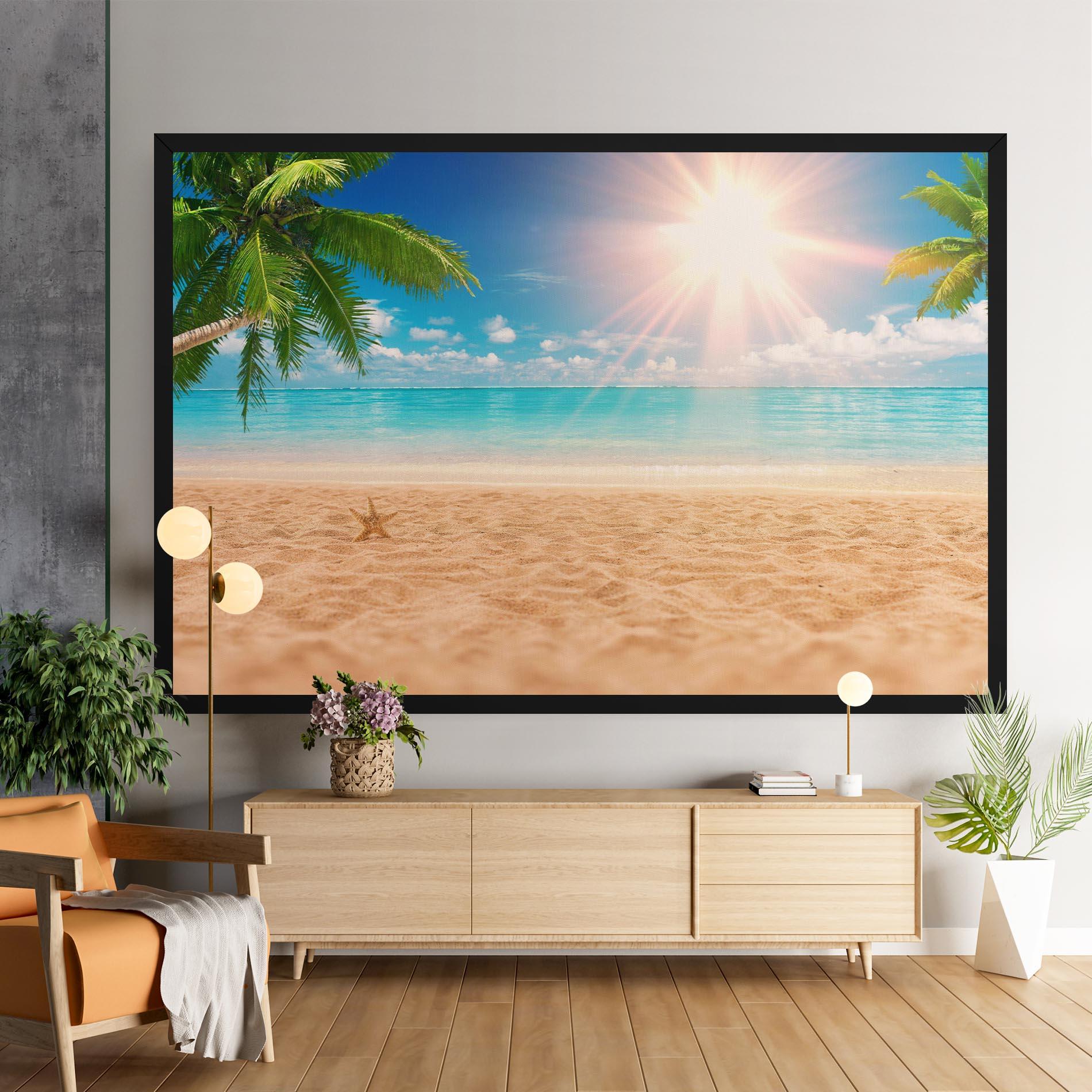 Tablou Canvas Exotic Beach Ocean mockup 9