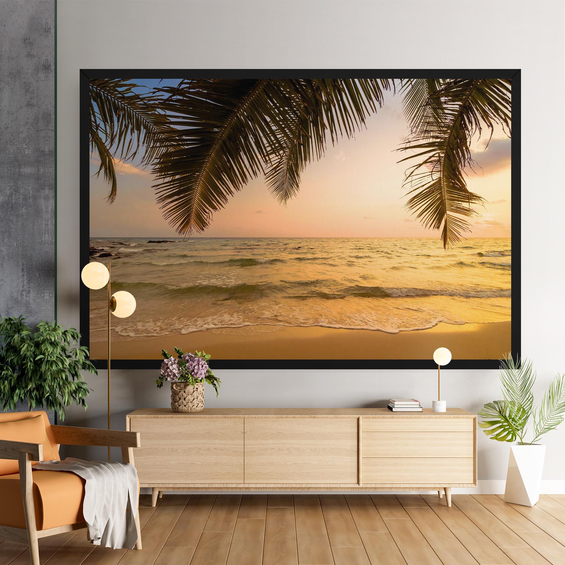 Tablou Canvas Paradise Island mockup 9