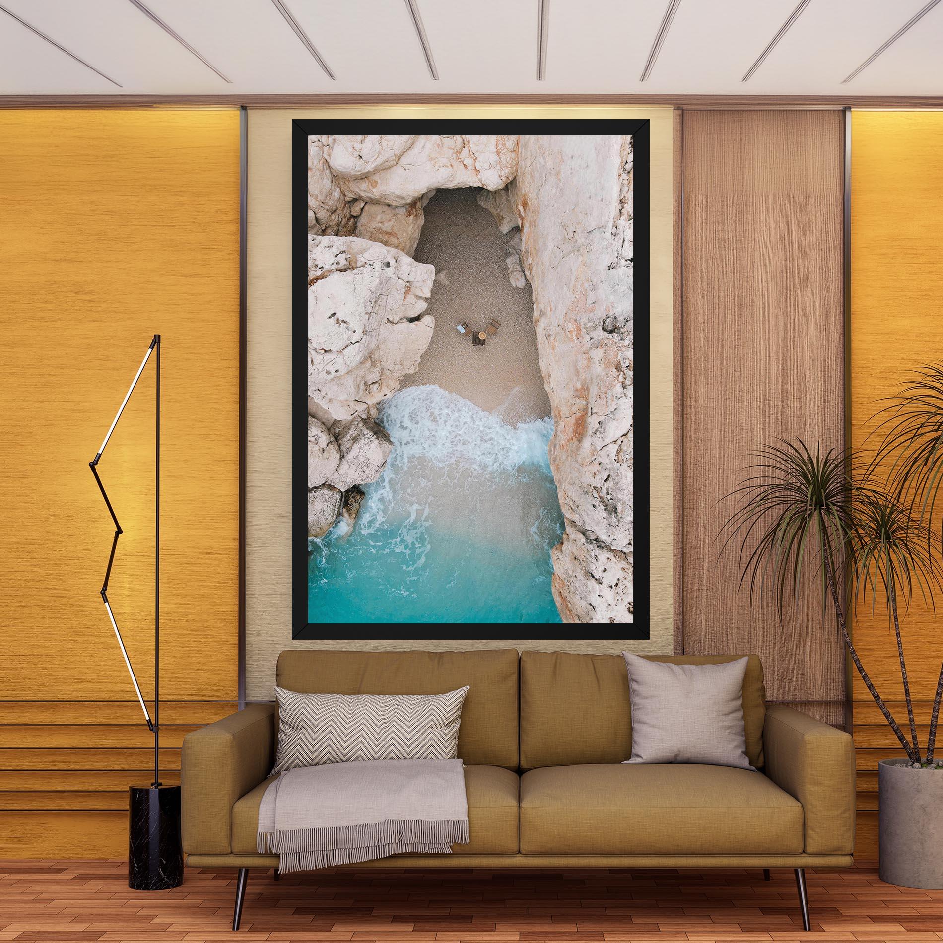 Tablou Canvas Private White Cave mockup 9