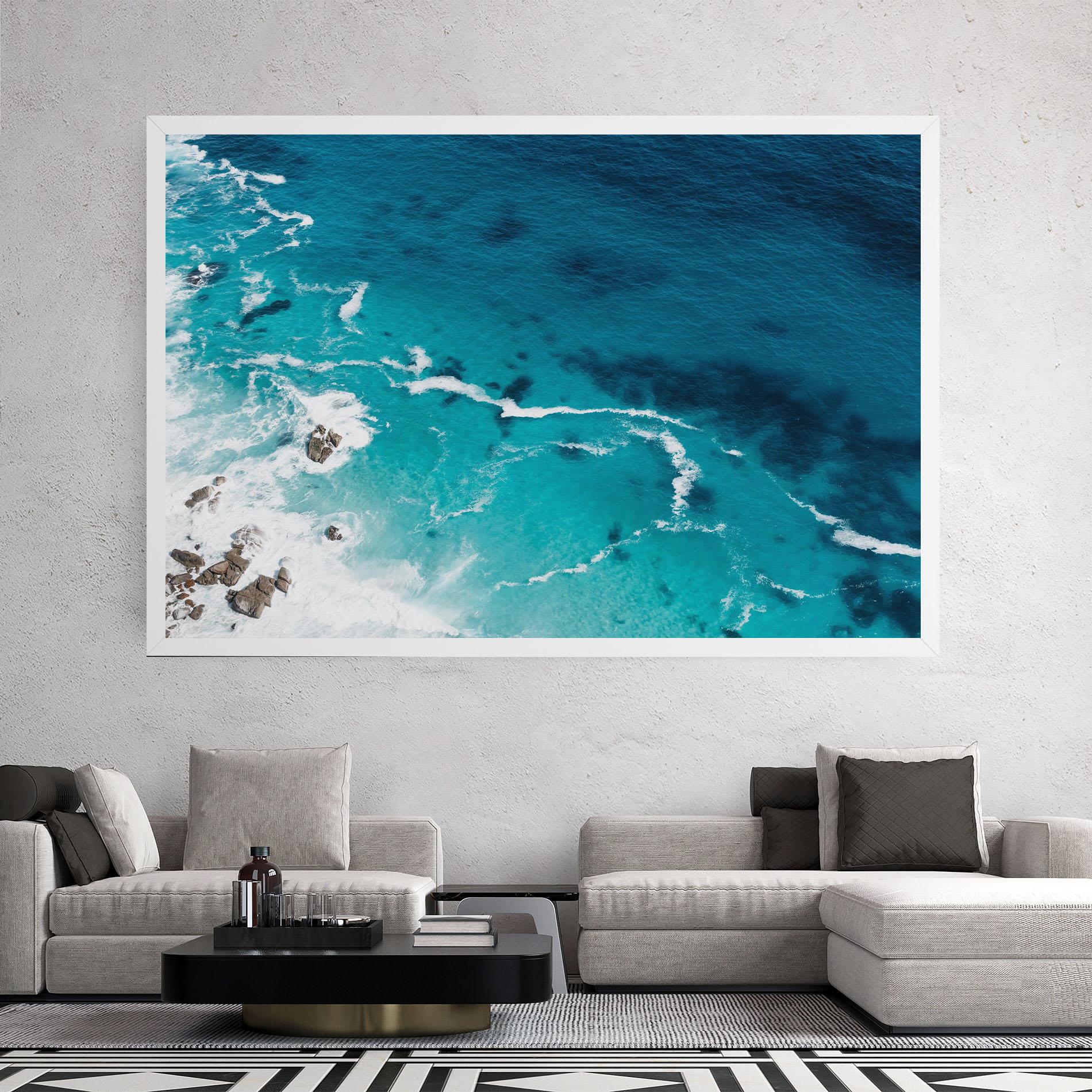 Tablou Canvas Blue Water Beach mockup 2