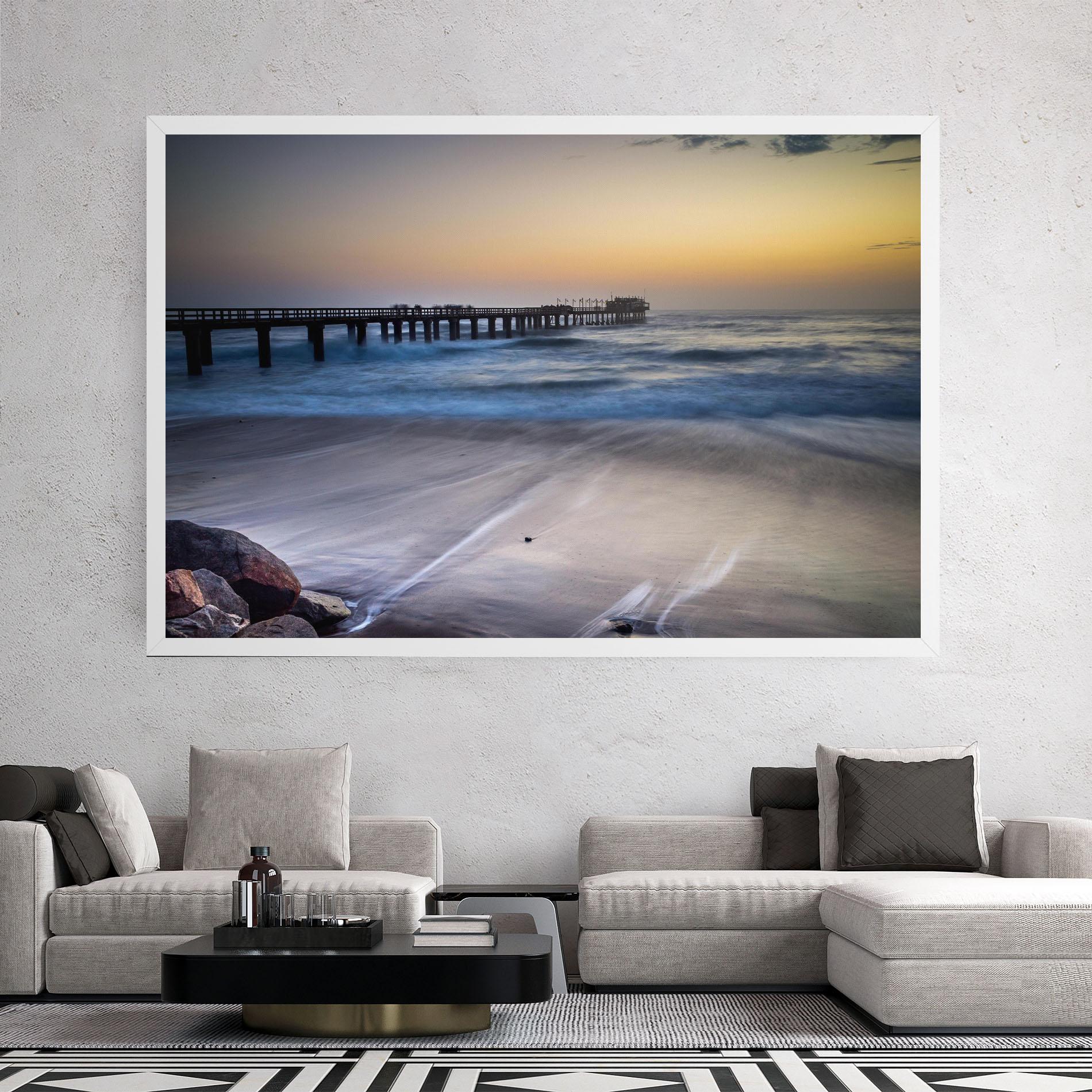 Tablou Canvas Empty Pretty Beach mockup 2