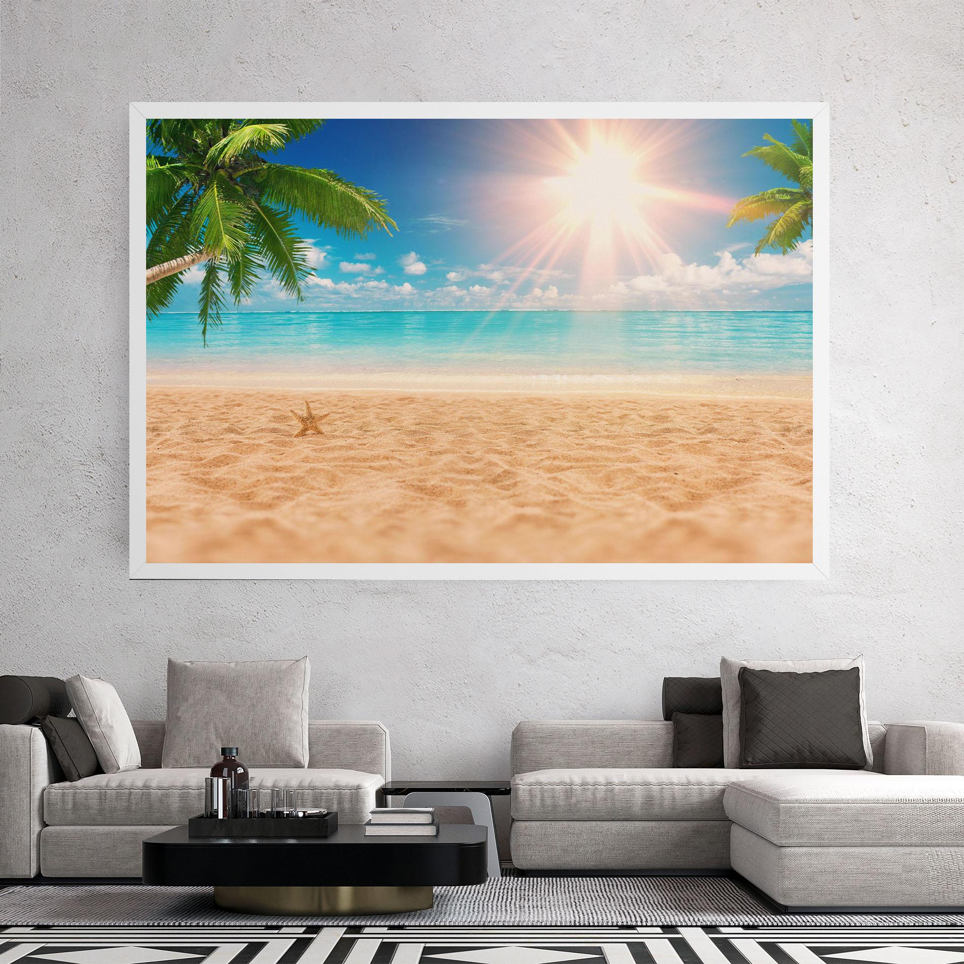 Tablou Canvas Exotic Beach Ocean mockup 2