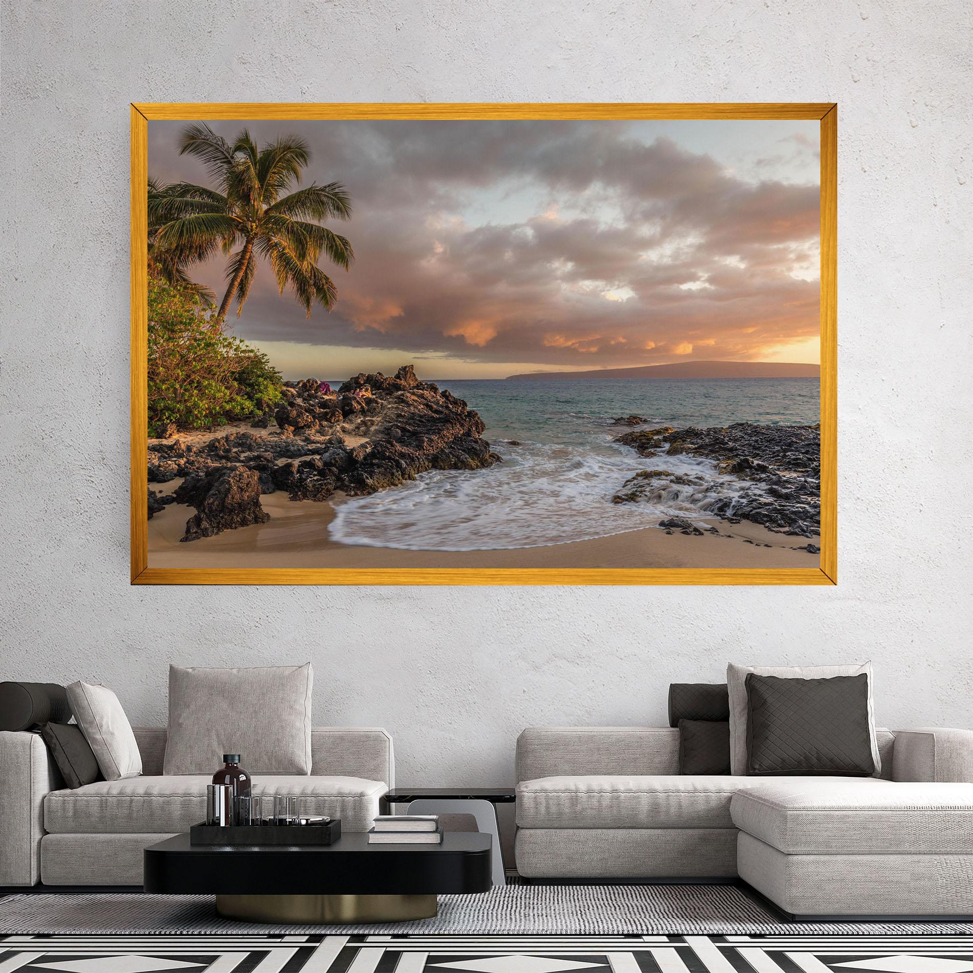 Tablou Canvas Beautiful Beach Landscape mockup 2