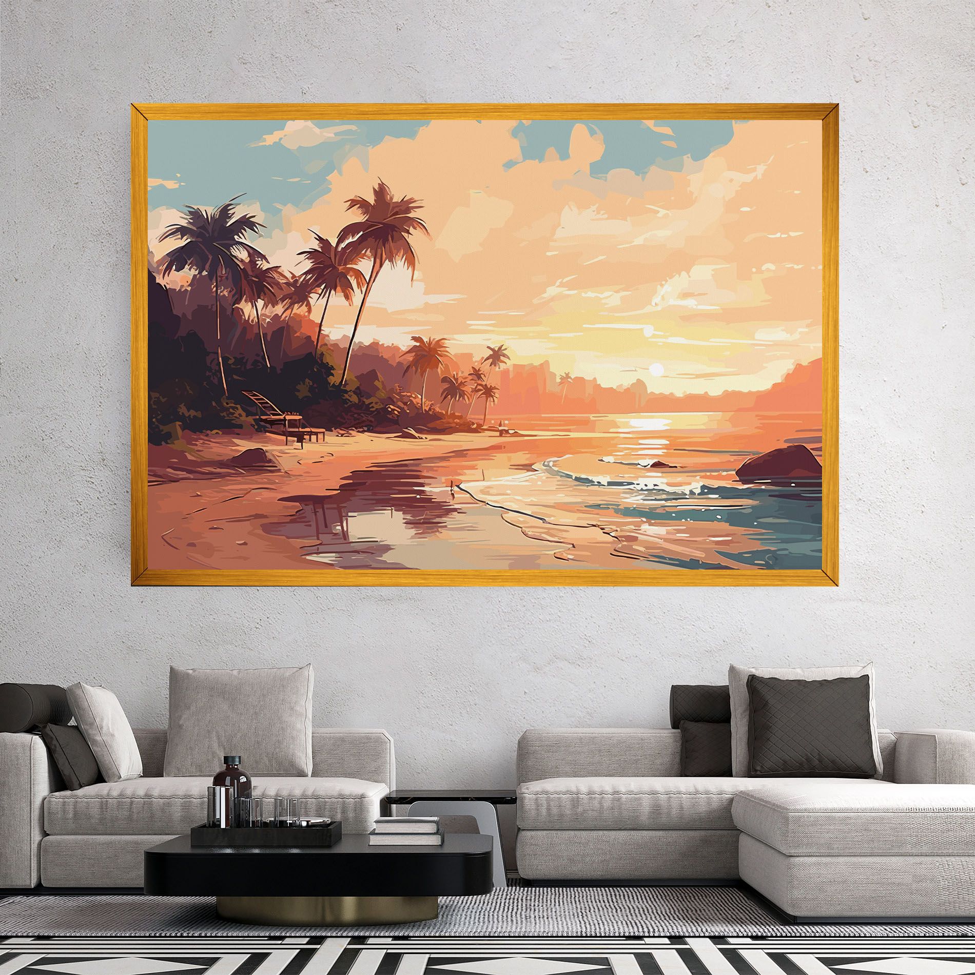 Blue Orange Beach mockup 2