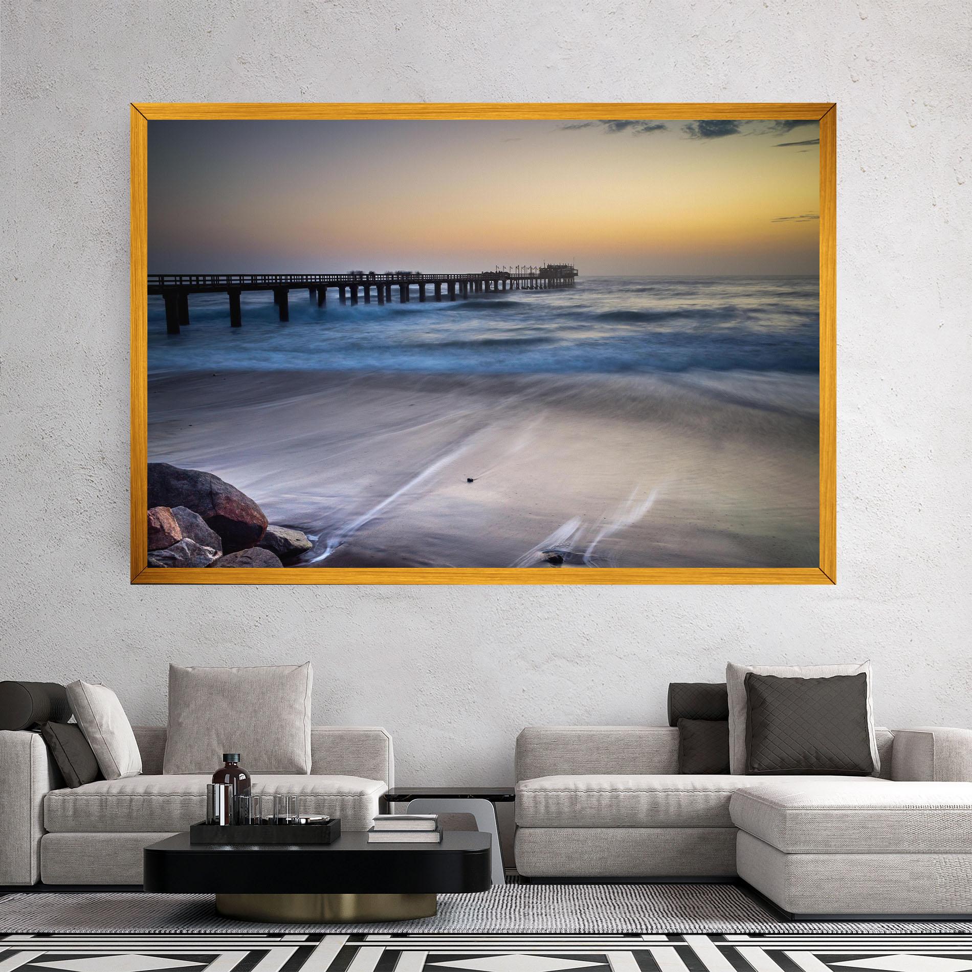 Tablou Canvas Empty Pretty Beach mockup 2