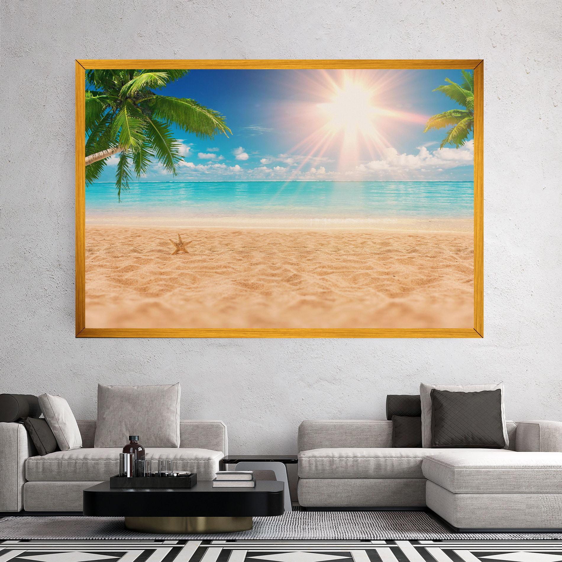 Tablou Canvas Exotic Beach Ocean mockup 2