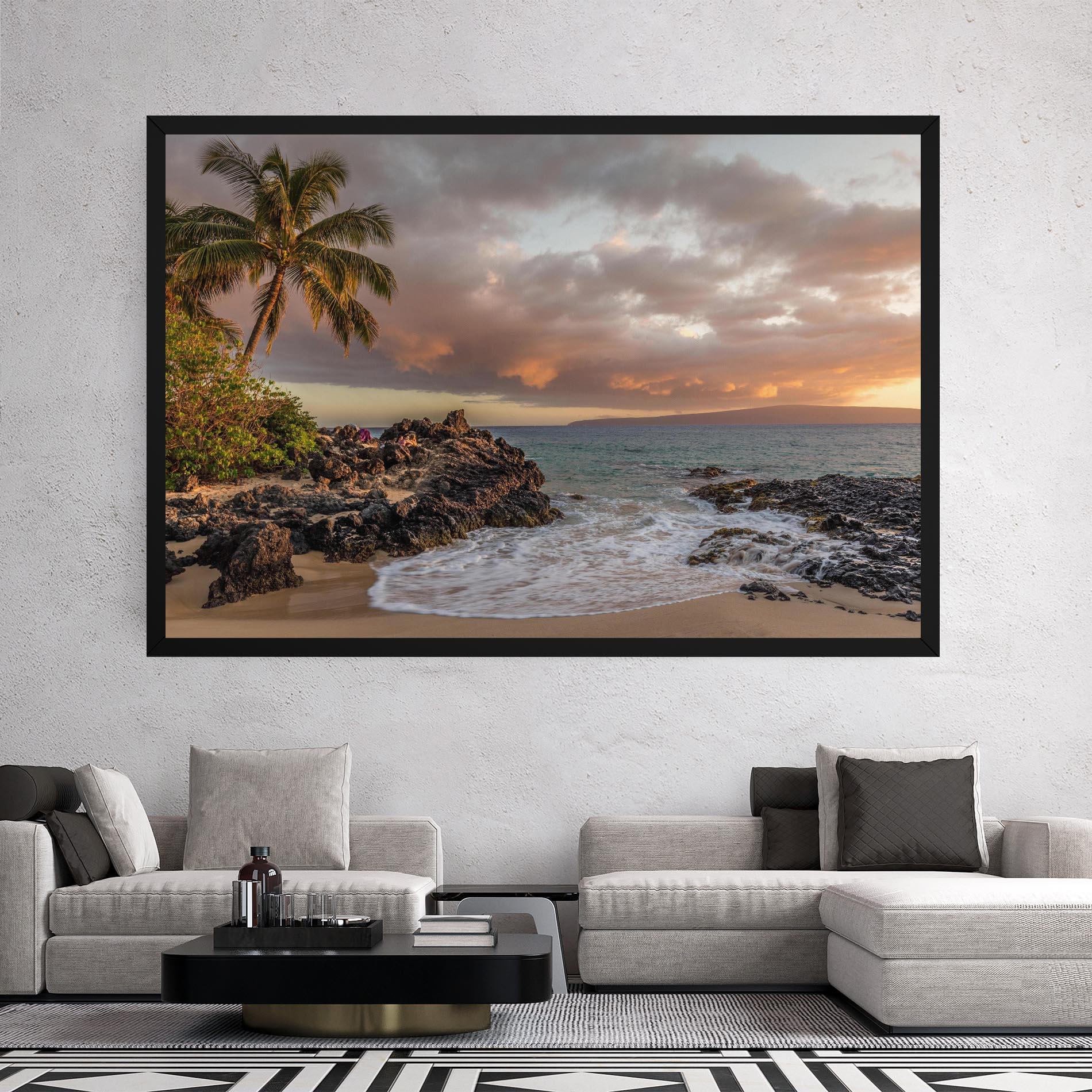 Tablou Canvas Beautiful Beach Landscape mockup 2