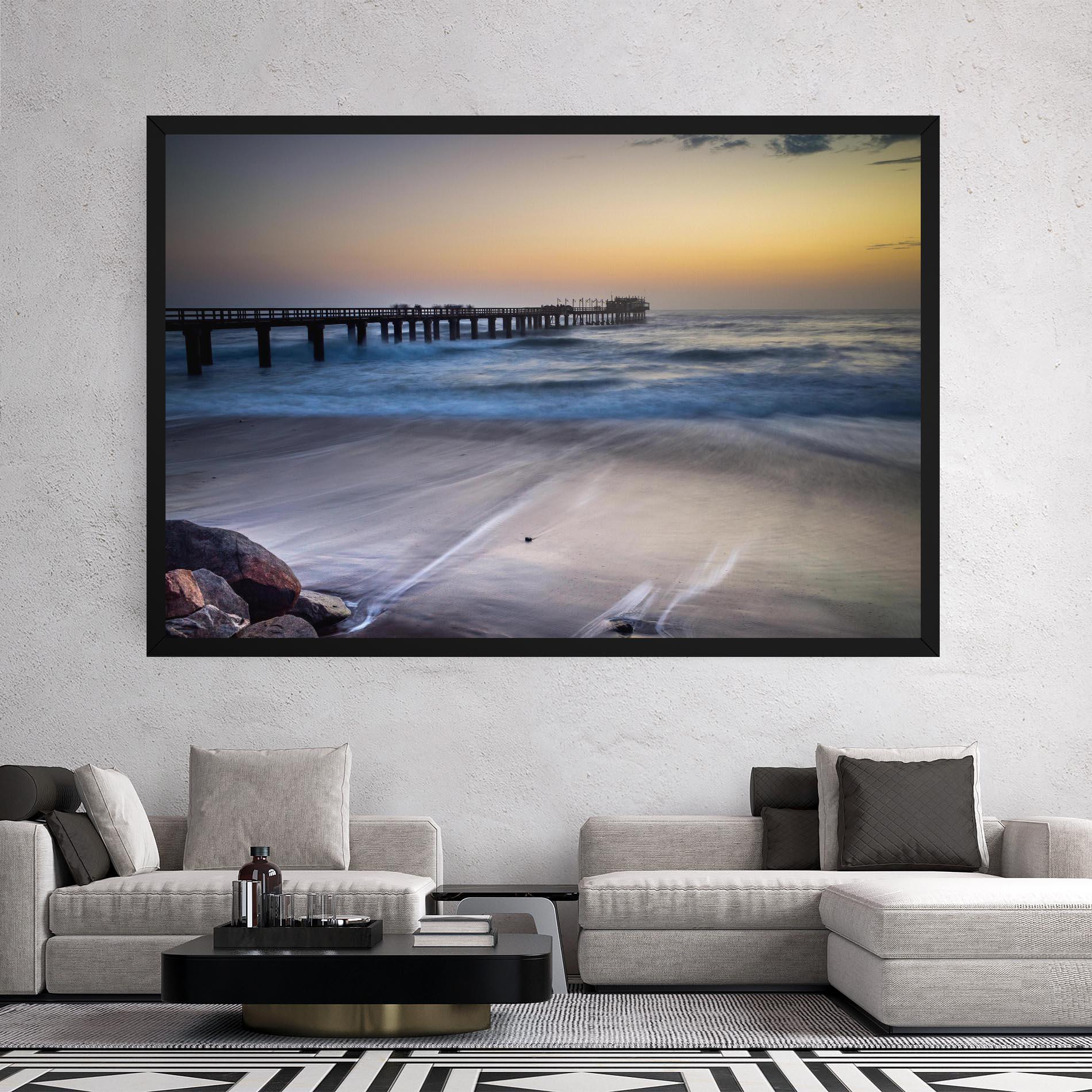 Tablou Canvas Empty Pretty Beach mockup 2