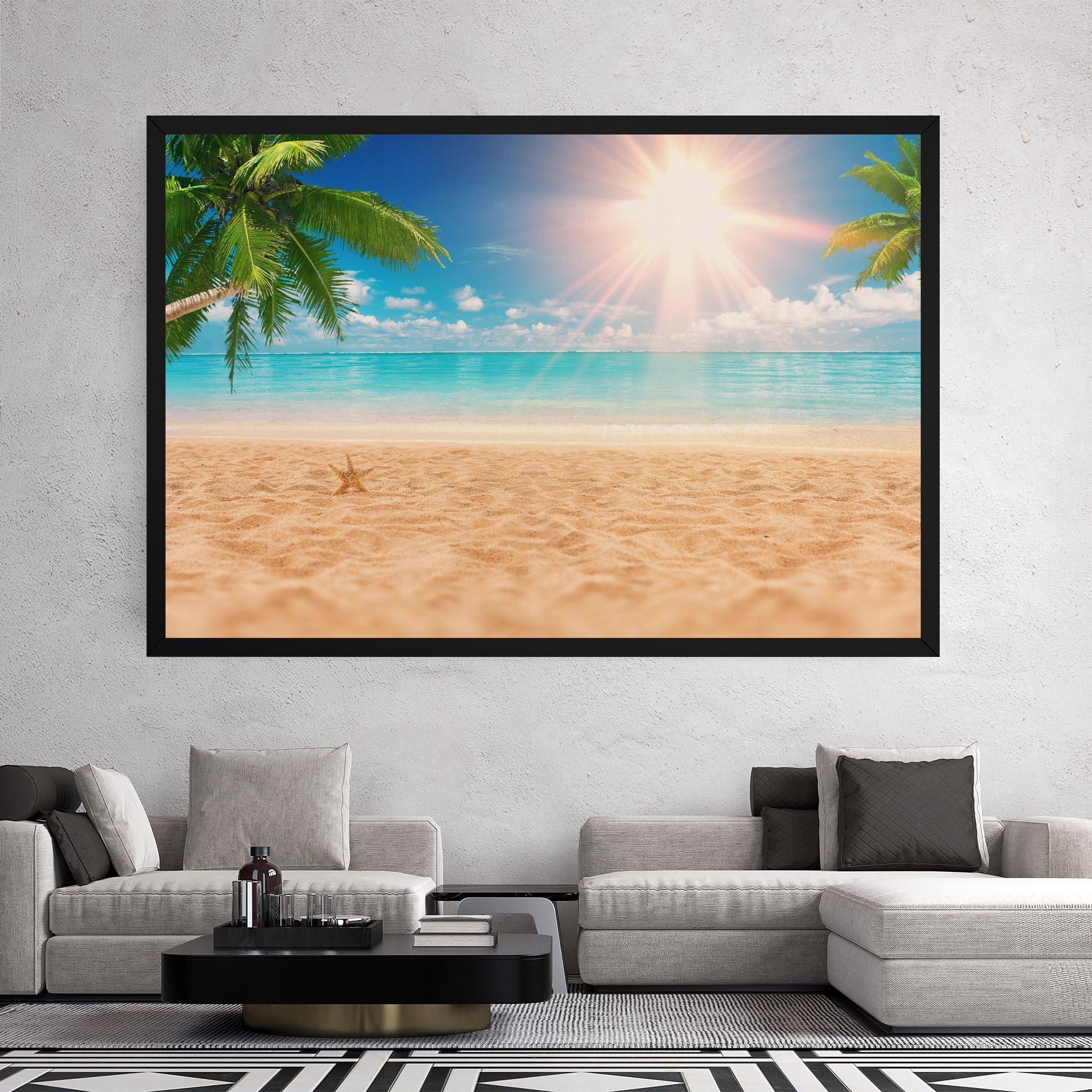 Tablou Canvas Exotic Beach Ocean mockup 2