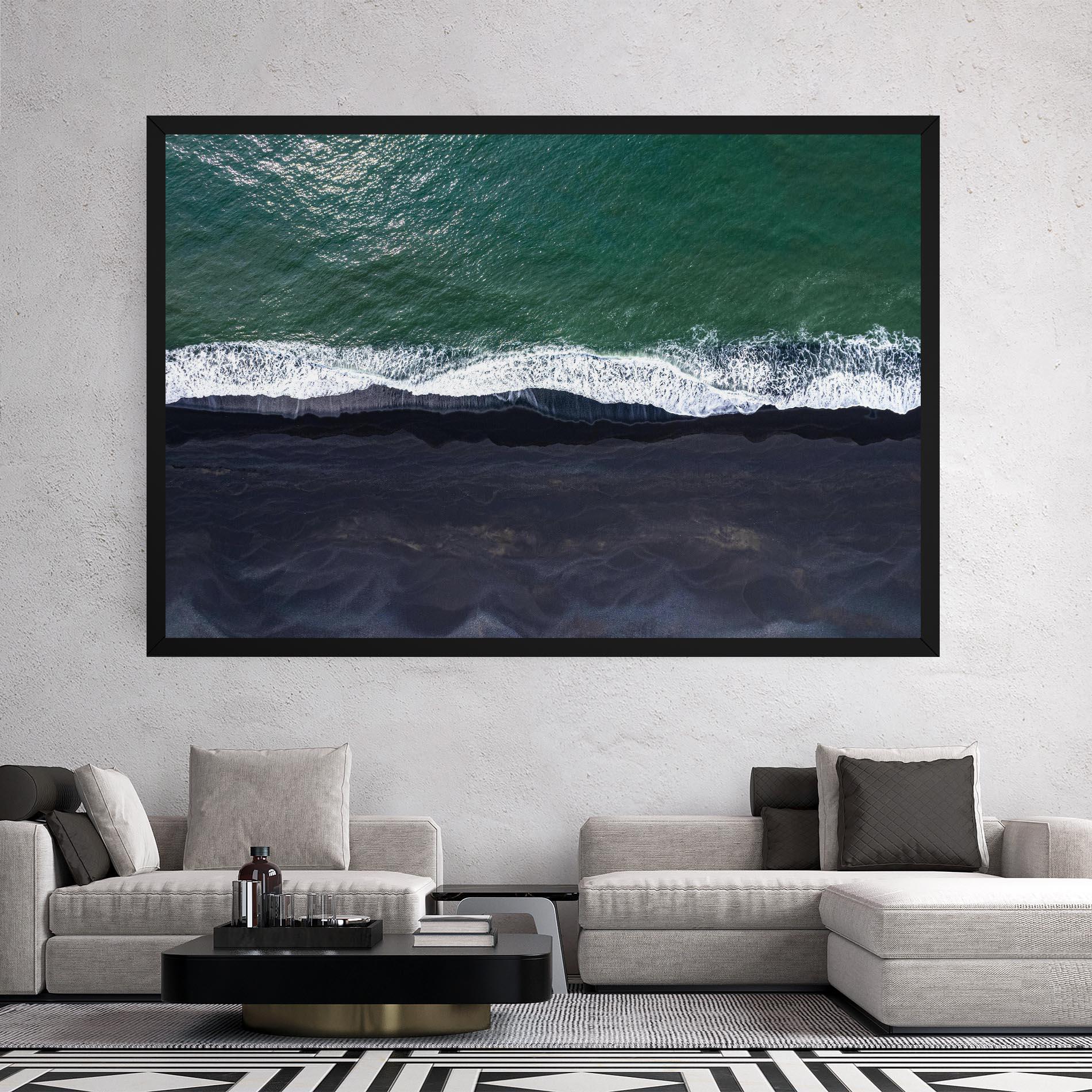 Tablou Canvas Green Blue Beach mockup 2