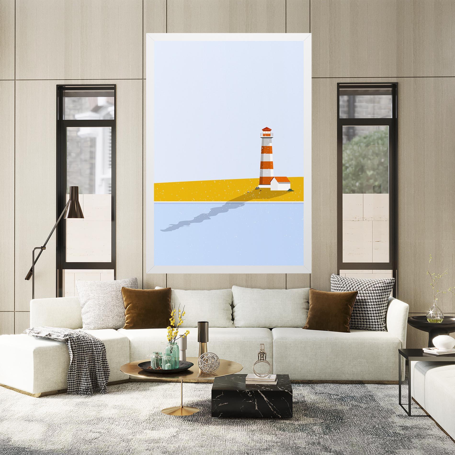 Tablou Canvas Beach Tower mockup 2