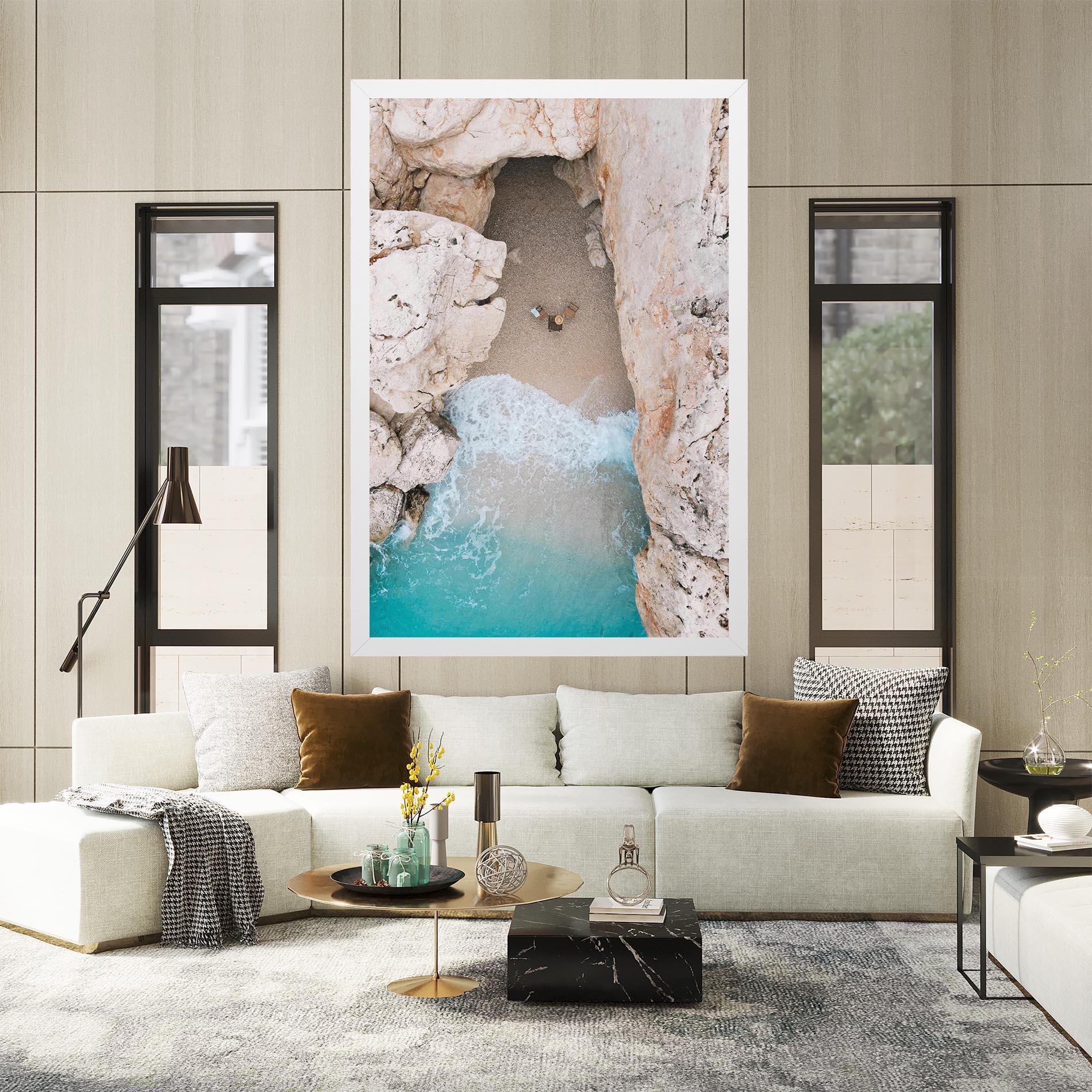 Tablou Canvas Private White Cave mockup 2