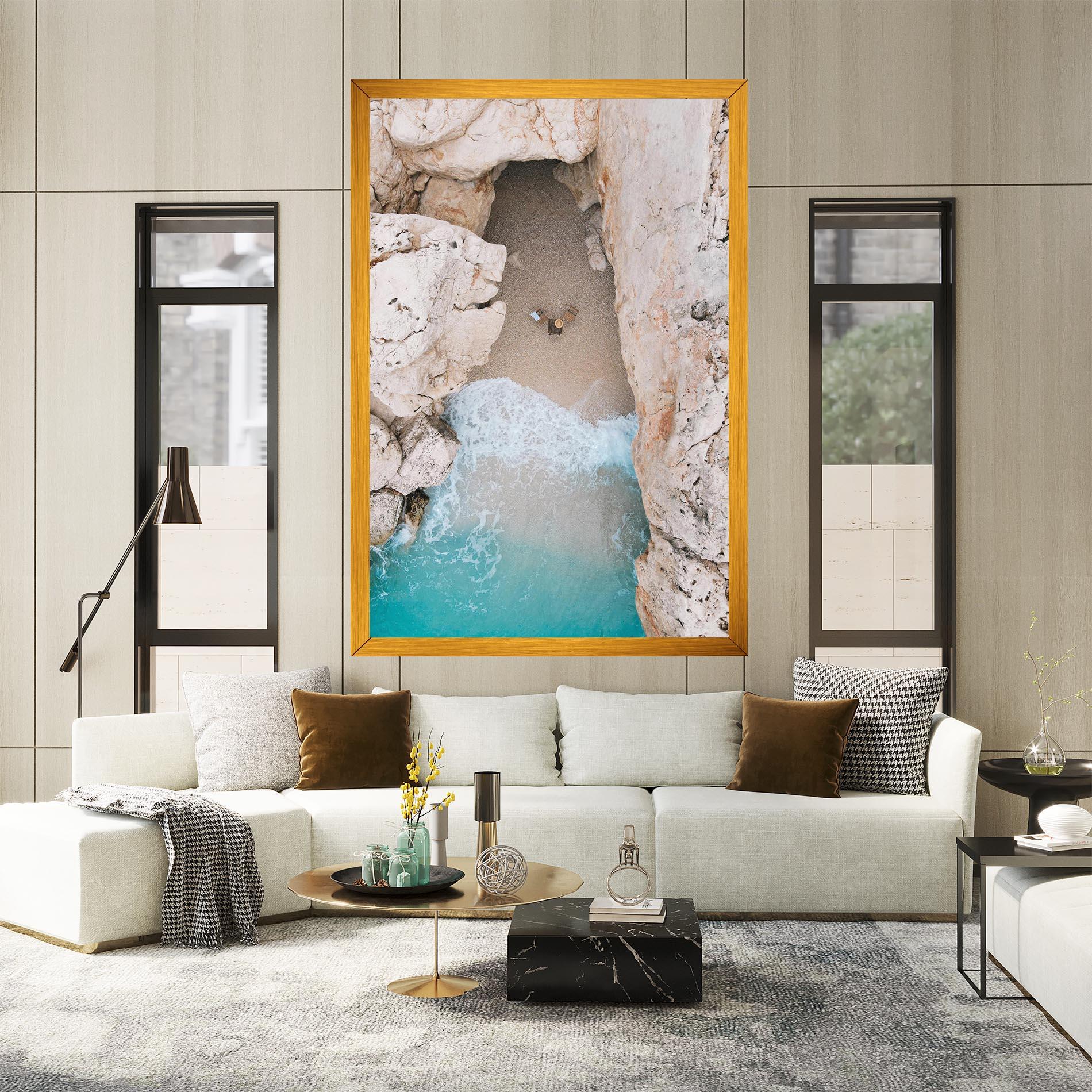 Tablou Canvas Private White Cave mockup 2