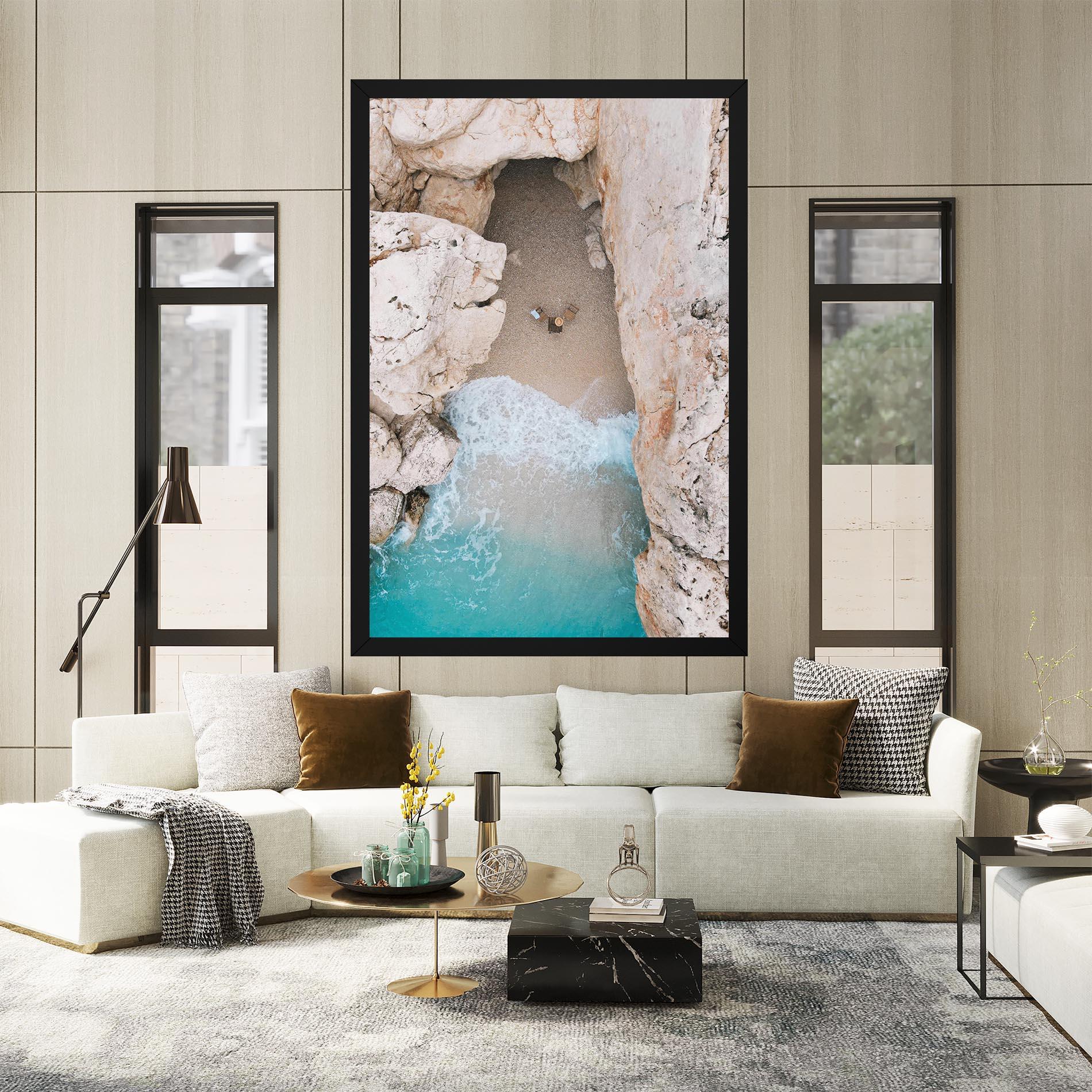 Tablou Canvas Private White Cave mockup 2