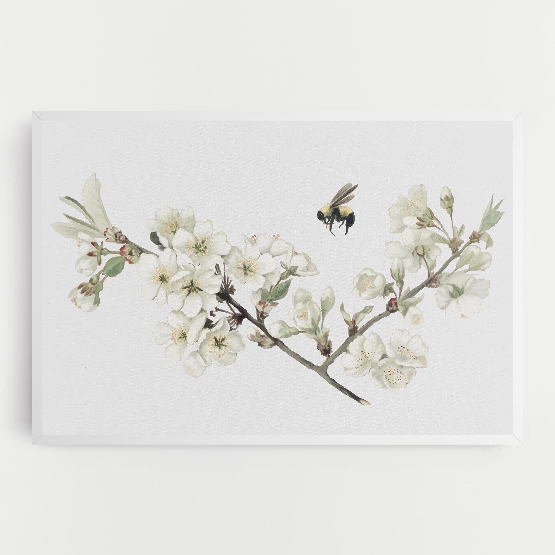 Bee Spring Flower mockup 0