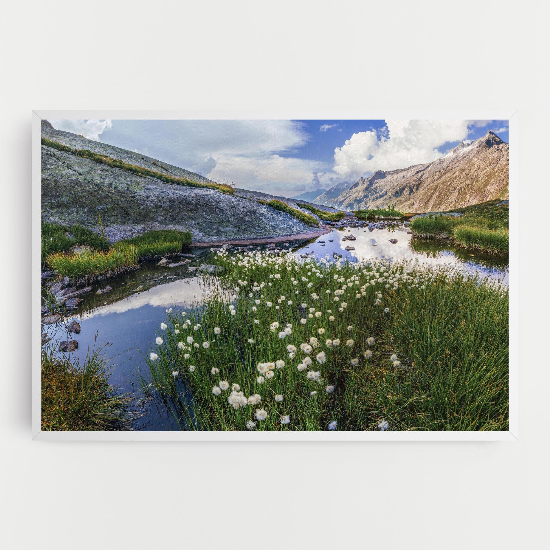 Tablou Canvas Lake Spring View mockup 0