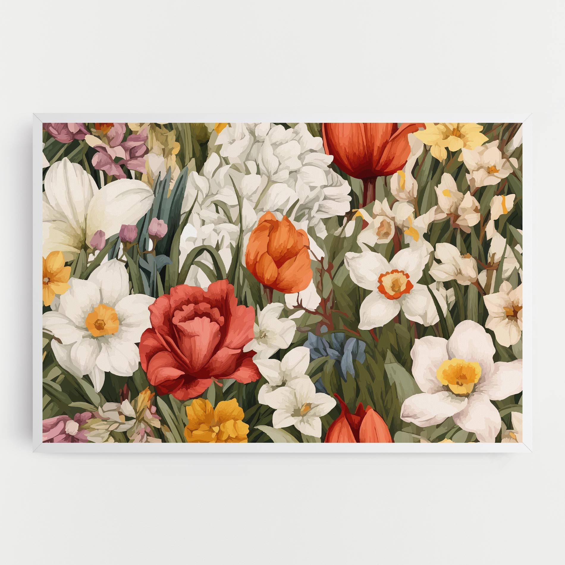 Tablou Canvas Orange Red Spring mockup 0