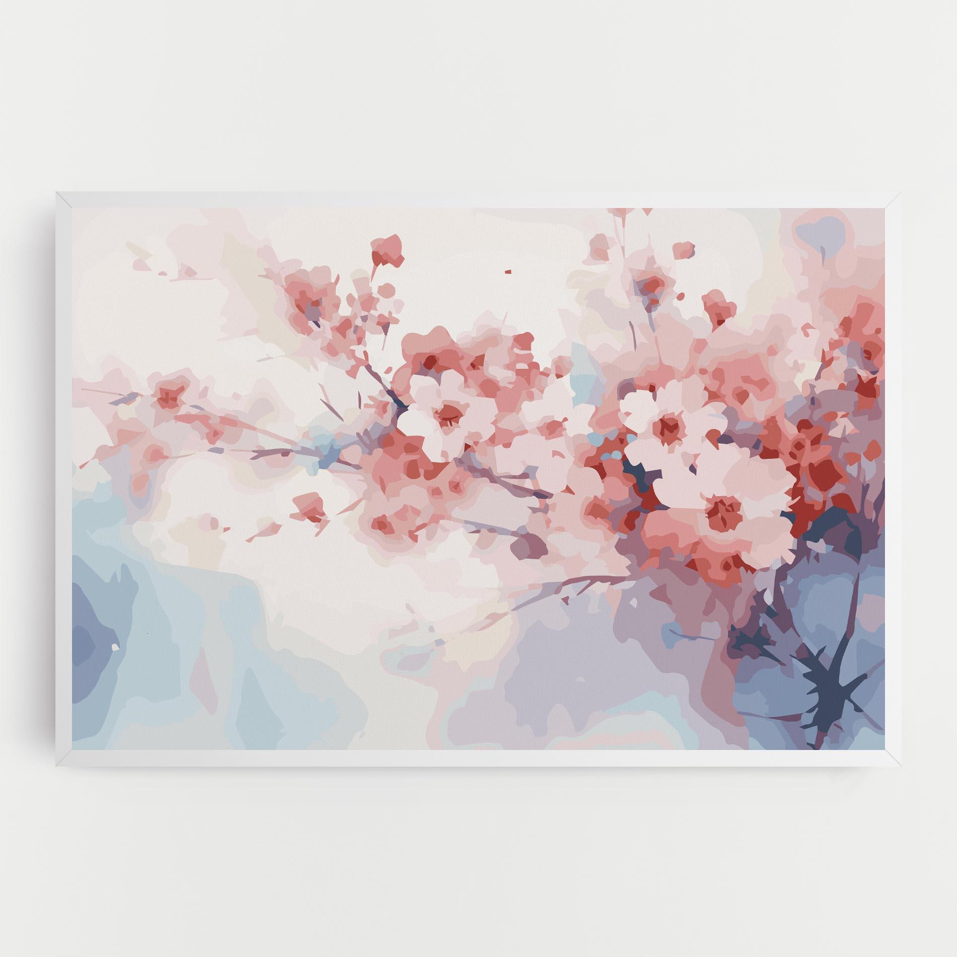 Tablou Canvas Pastel Spring Flowers mockup 0