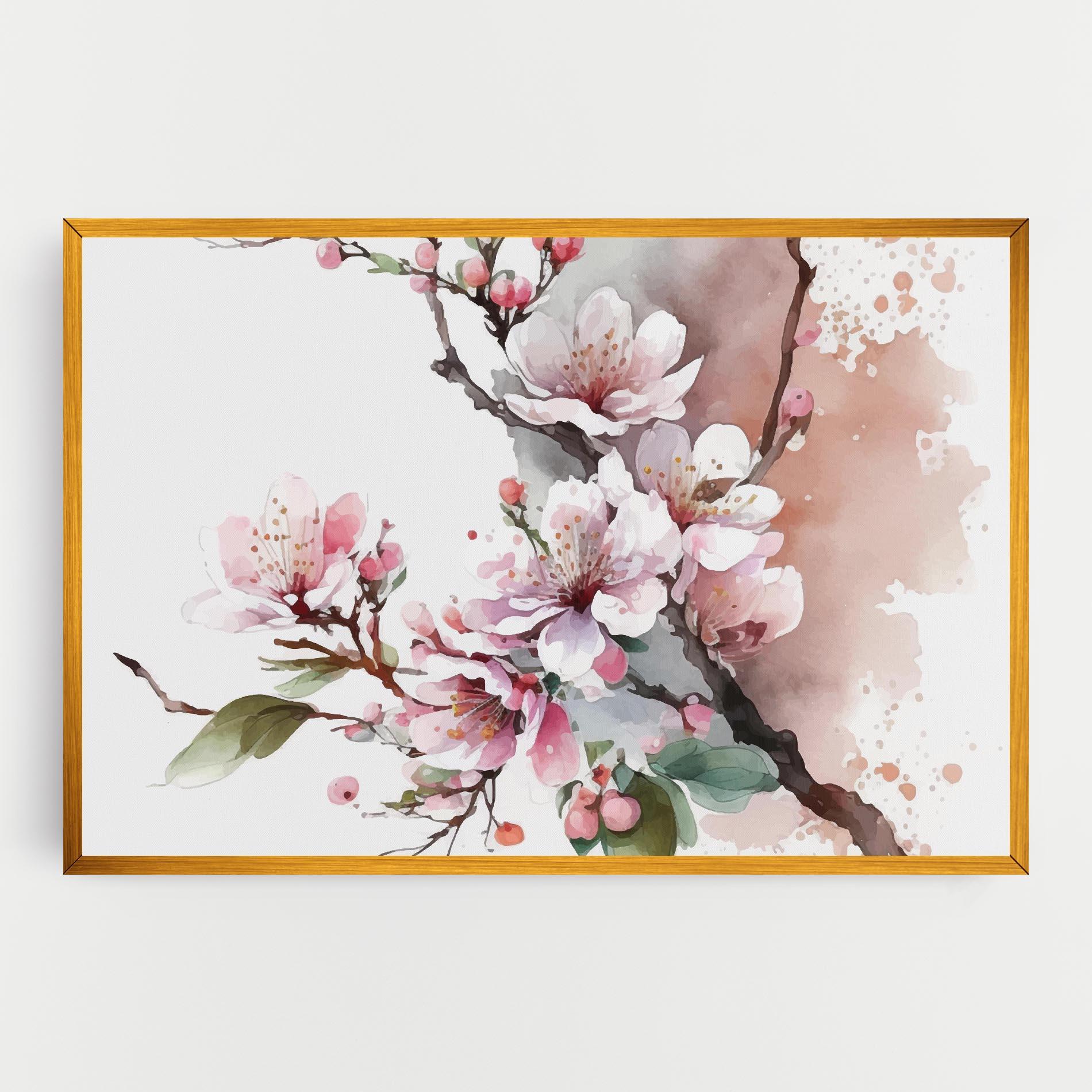 Tablou Canvas Cherry Spring Flower mockup 0
