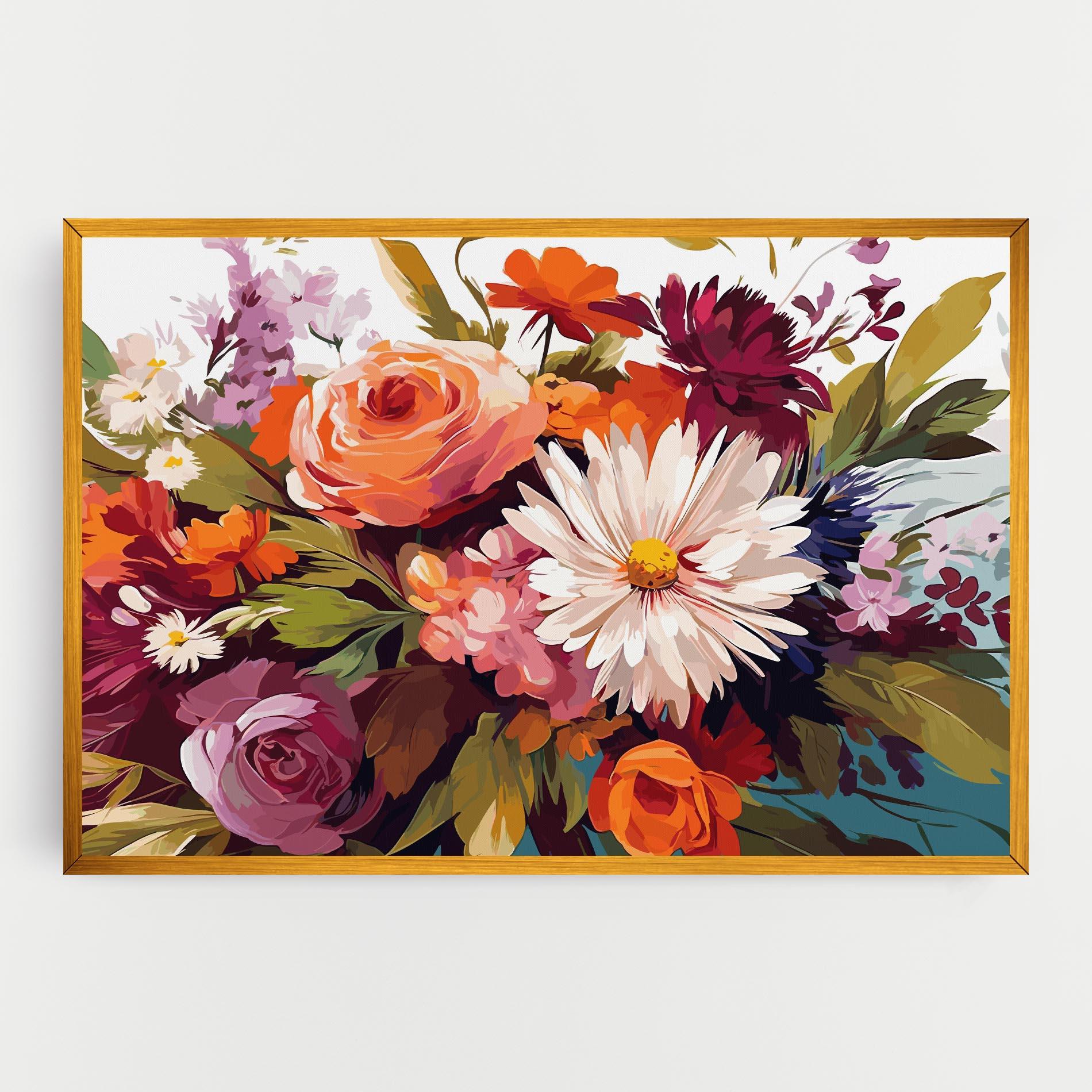 Tablou Canvas Cream Orange Spring mockup 0