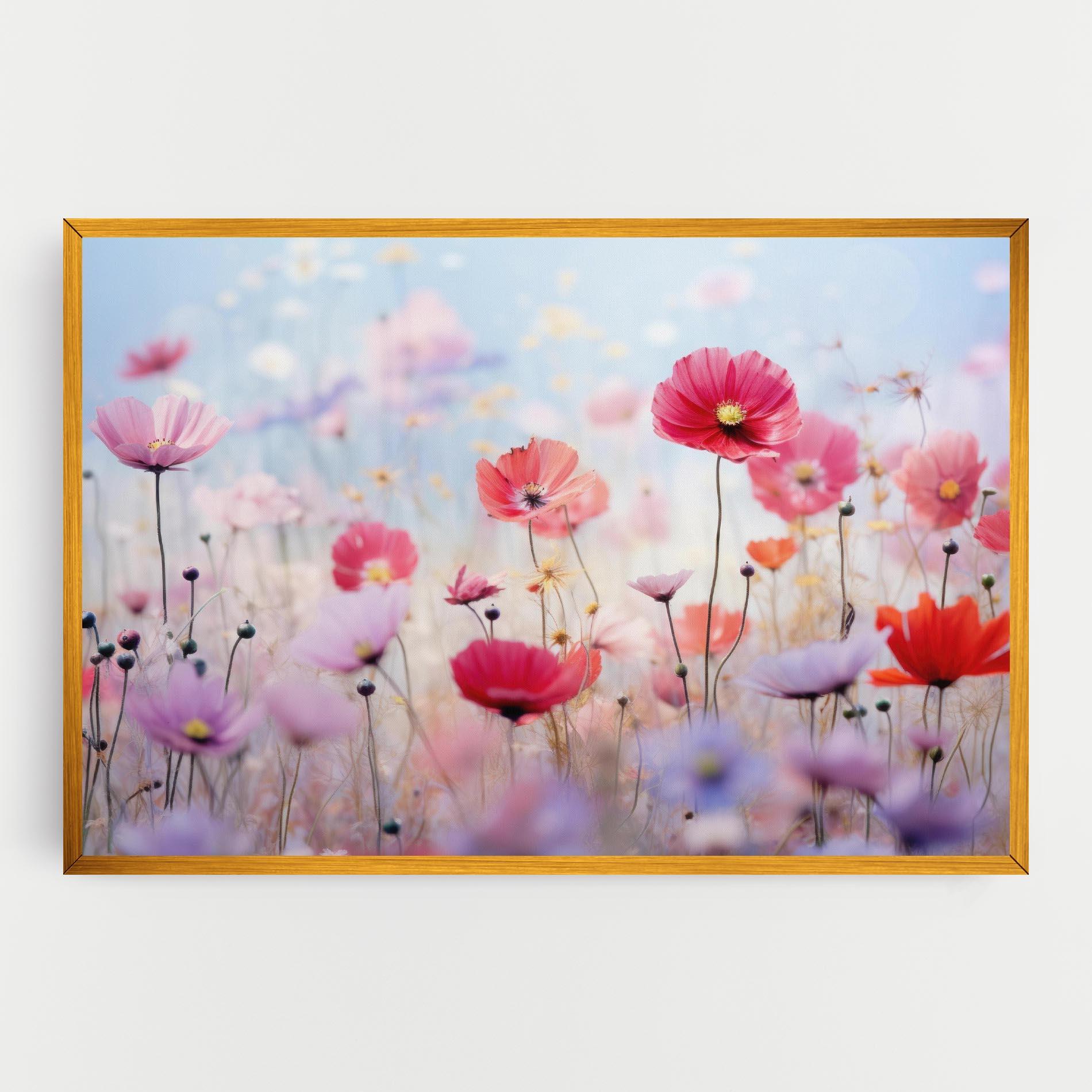Tablou Canvas Dreamy Sprig Pink Flower mockup 0