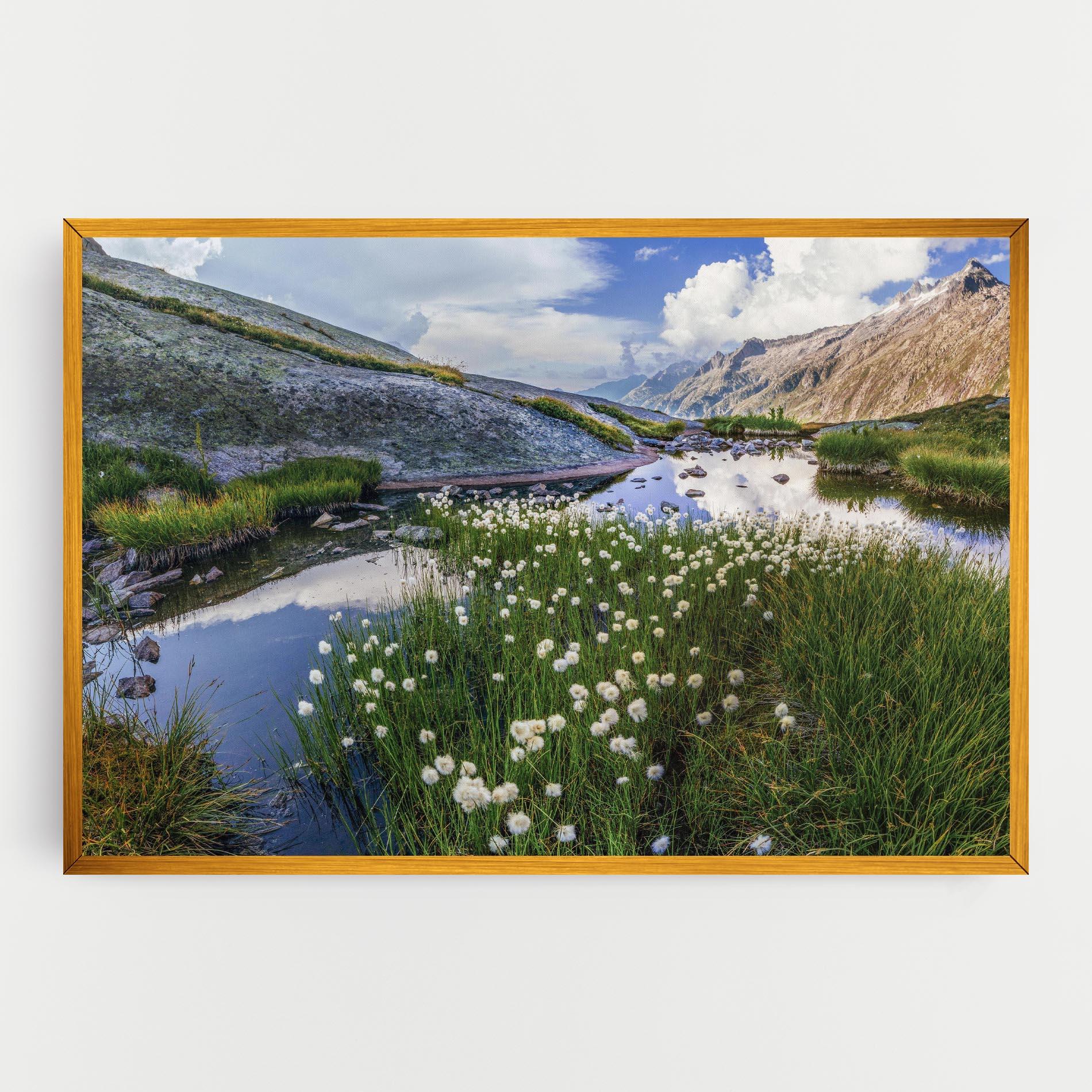 Tablou Canvas Lake Spring View mockup 0